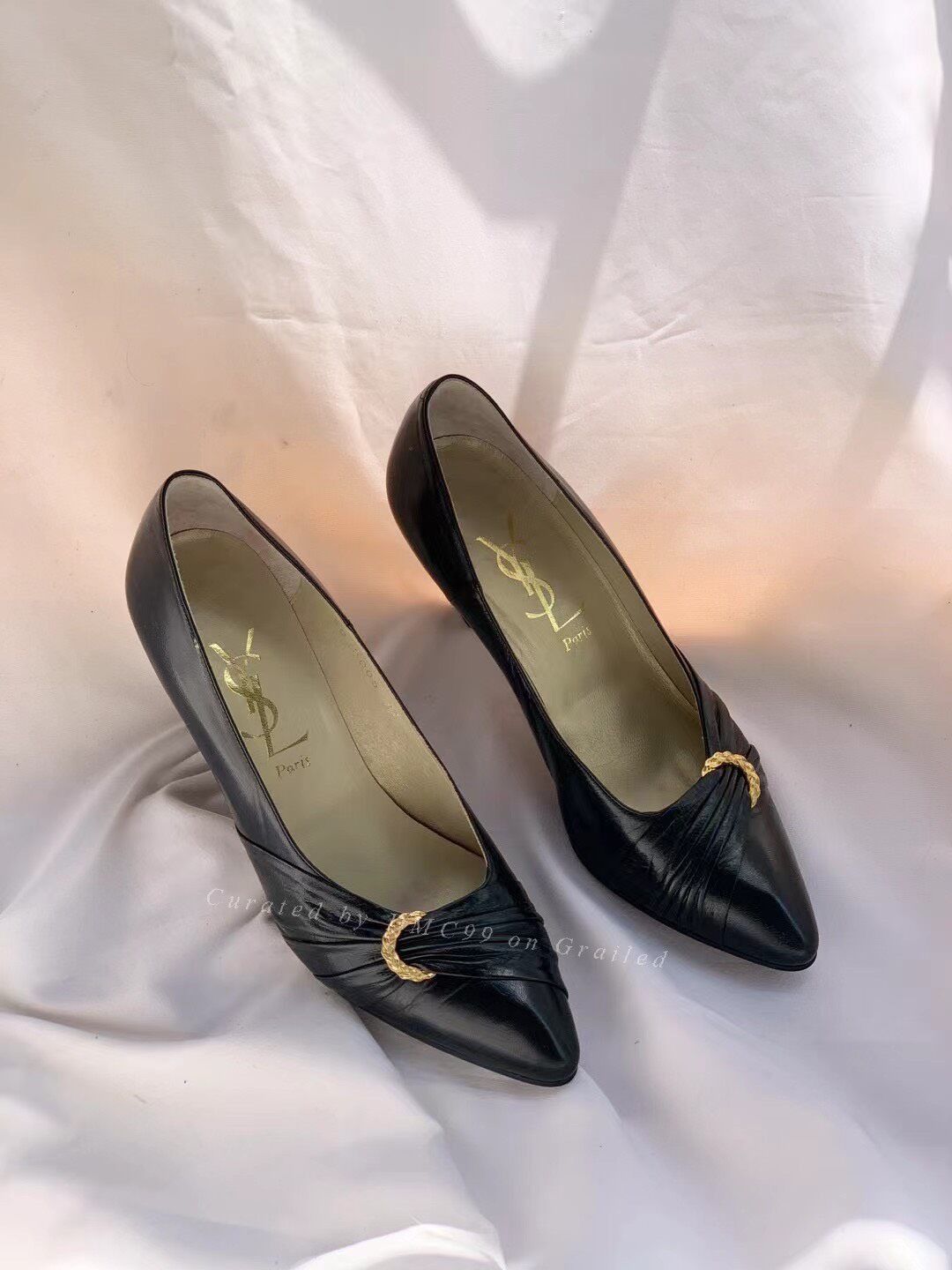 Yves Saint Laurent Vintage YSL Women's Shoes Size US 4 / IT 34 - 1 Thumbnail