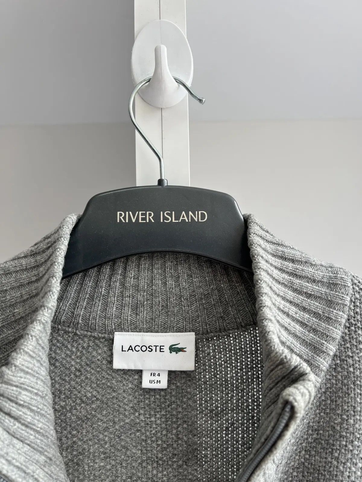 Lacoste × Vintage Vintage Lacoste Zip Sweatshirt Size US L / EU 52-54 / 3 - 10 Thumbnail