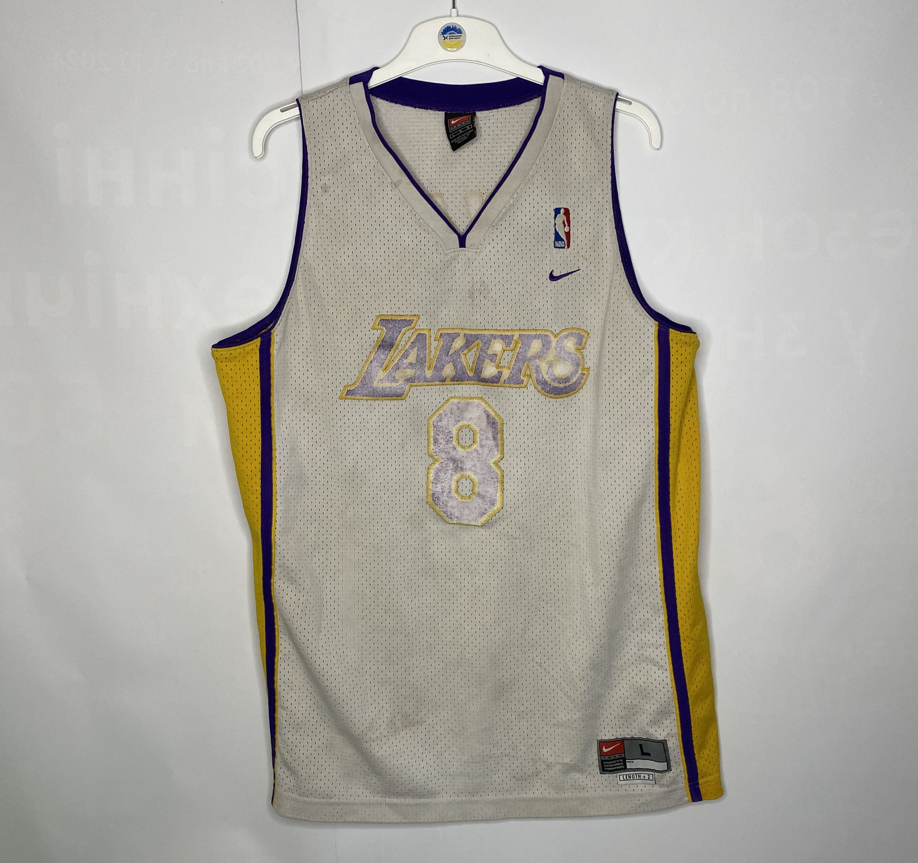 NBA × Nike BRYANT #8 LOS ANGELES LAKERS NBA BASKETBALL SHIRT JERSEY Size US L / EU 52-54 / 3 - 1 Thumbnail