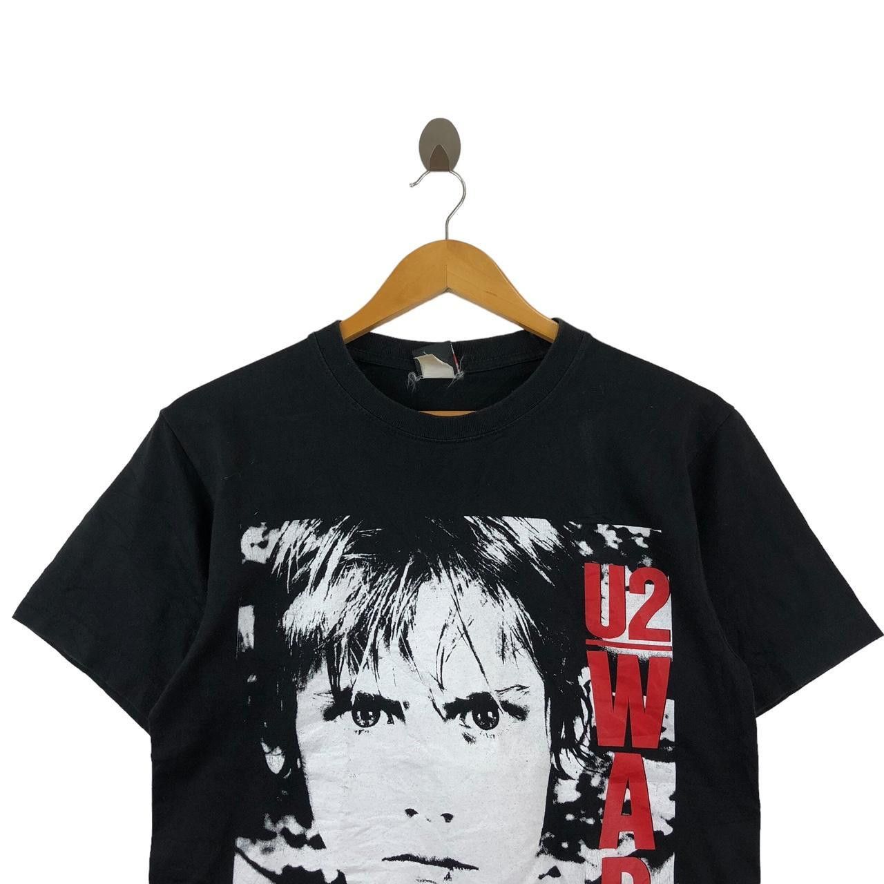 Vintage Vintage U2 WAR Album Sunday Bloody Sunday Tour Tee Shirt Size S / US 4 / IT 40 - 3 Thumbnail