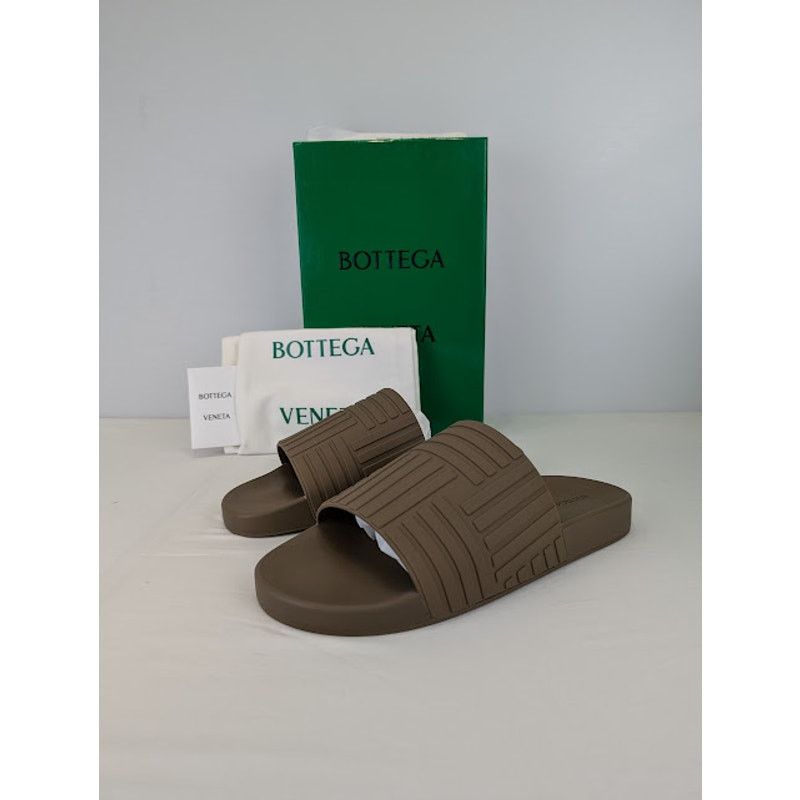 Bottega Veneta o1rshd1 Rubber Carpet Slider Sandal in Jute Size US 7 / EU 40 - 1 Thumbnail