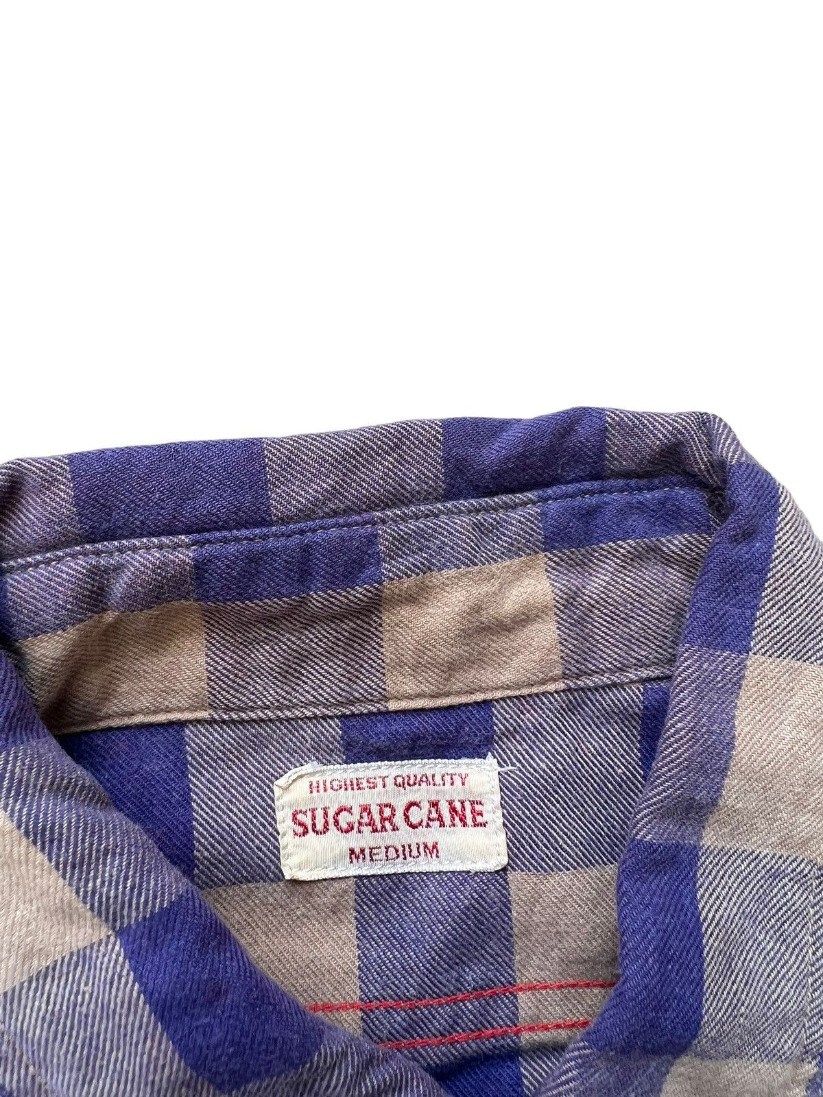 Sugar Cane Selvedge Gusset Double Pocket Flannel Sugar Cane Work Shirt Size US M / EU 48-50 / 2 - 13 Thumbnail