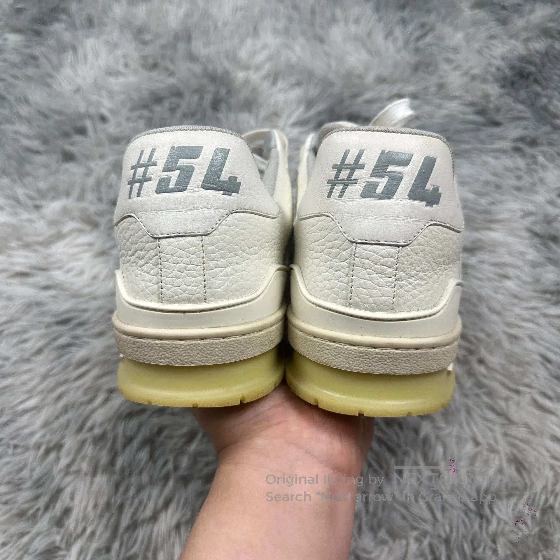 Louis Vuitton lv trainer white cement sneakers size 6. Size US 7 / EU 40 - 3 Thumbnail