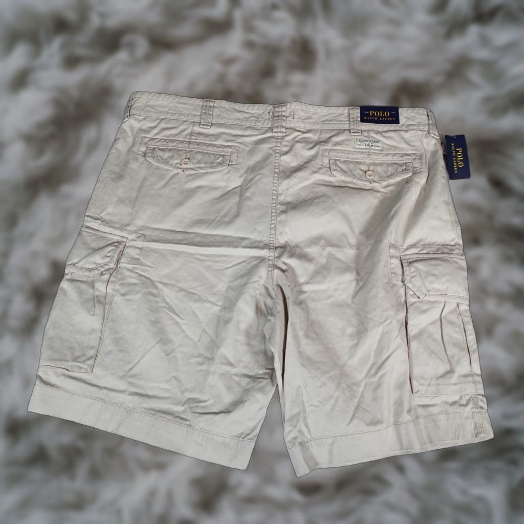 VINTAGE Polo Ralph Lauren Cargo Shorts Men 46 Big Tall Casual