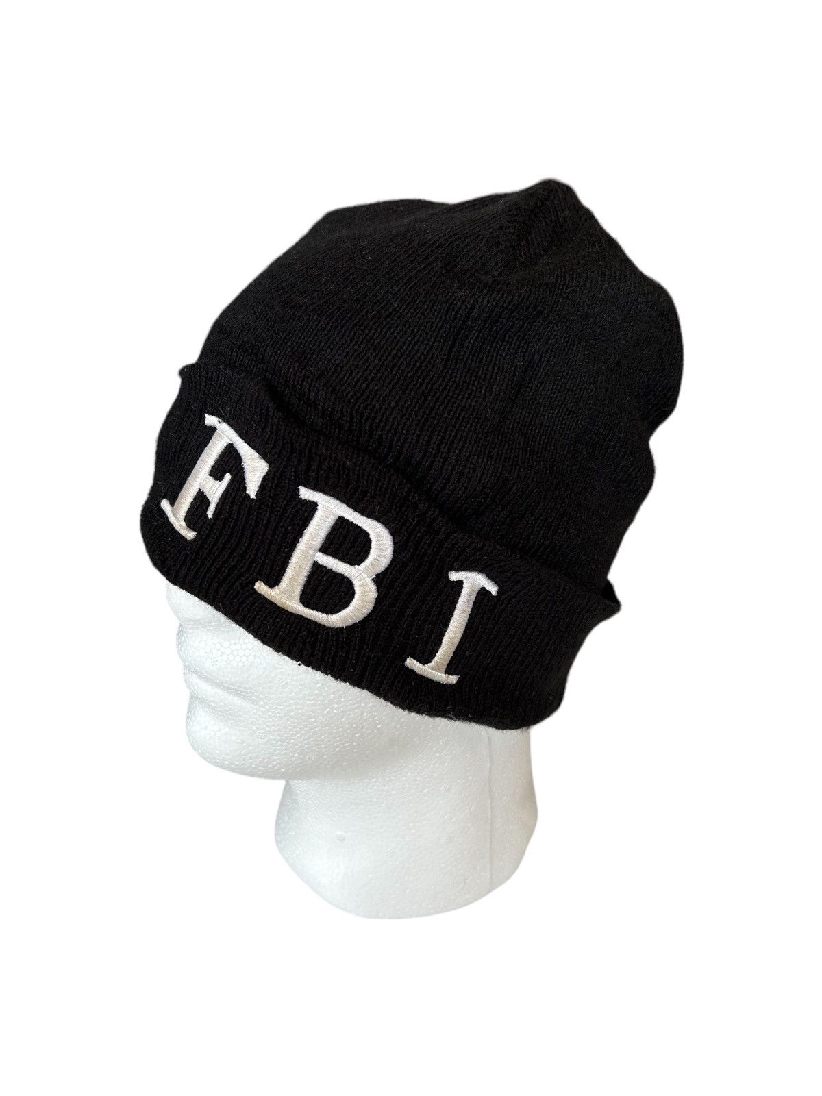 14th Addiction × Japanese Brand FBI Big Logo Beanie Hats Size ONE SIZE - 3 Thumbnail