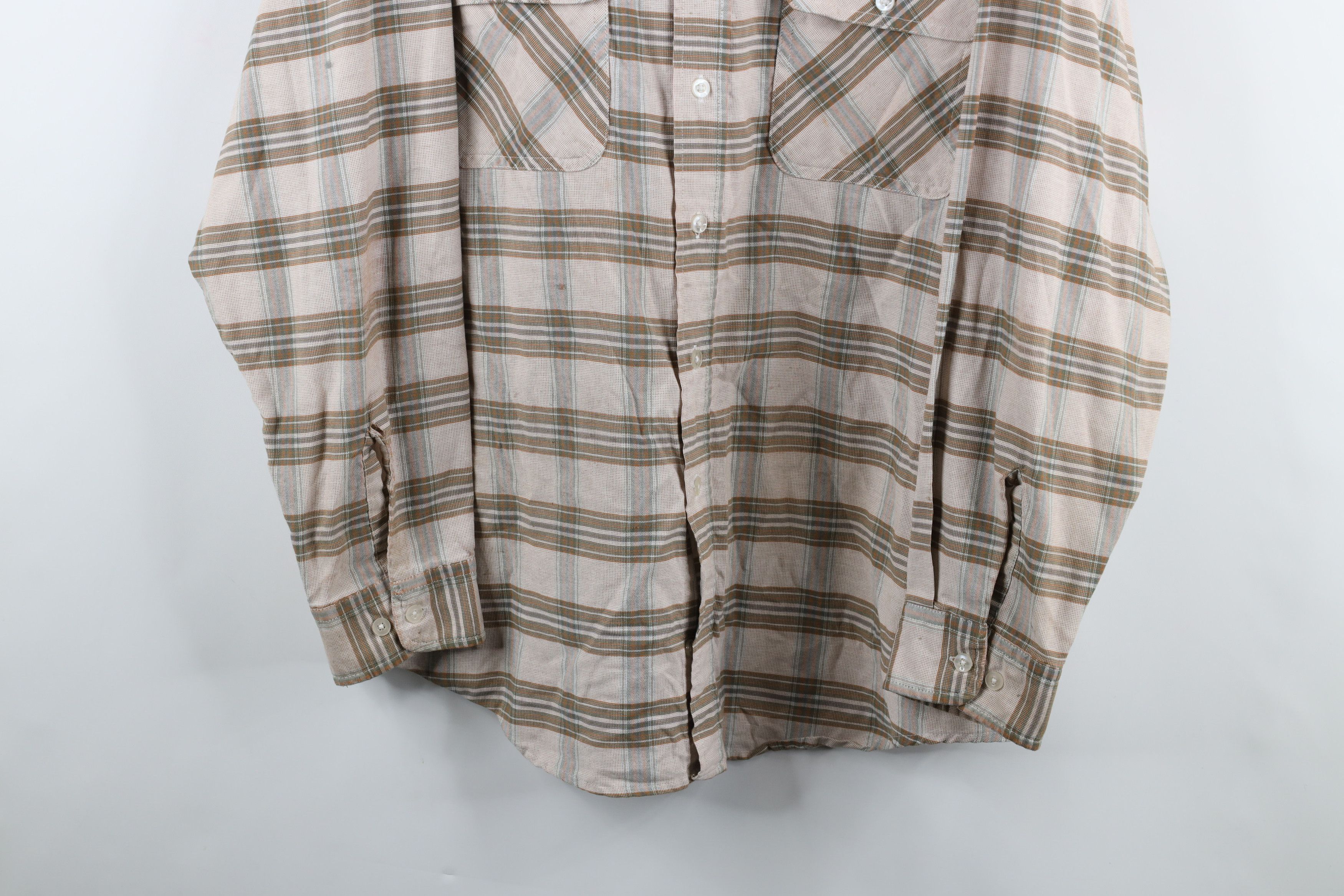 Big Mac Vintage 90s Big Mac Collared Work Button Shirt Plaid Size US L / EU 52-54 / 3 - 3 Thumbnail