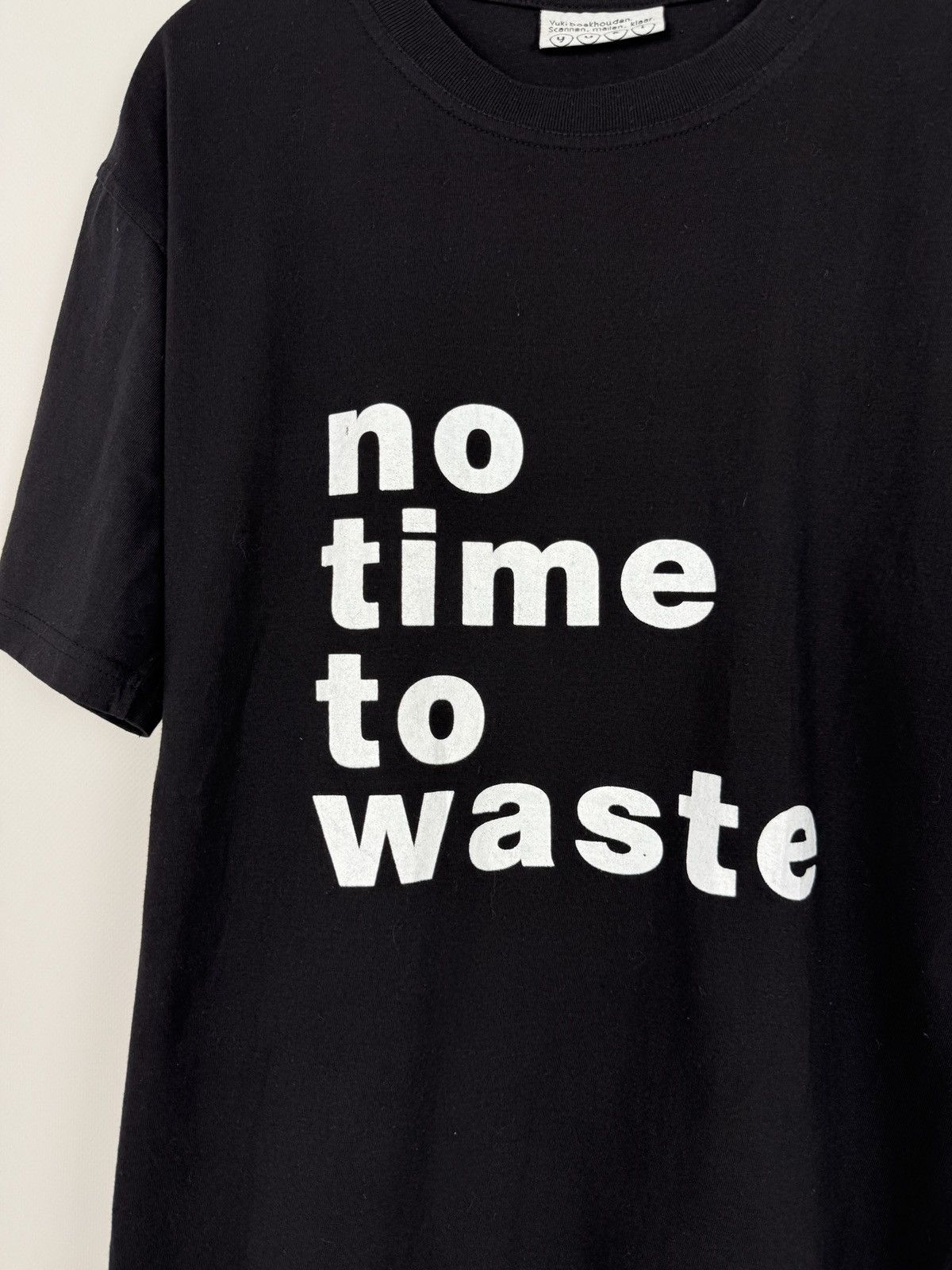 Vintage Y2K Vintage No Time To Waste Quote Graphic T-Shirt Size US M / EU 48-50 / 2 - 3 Thumbnail