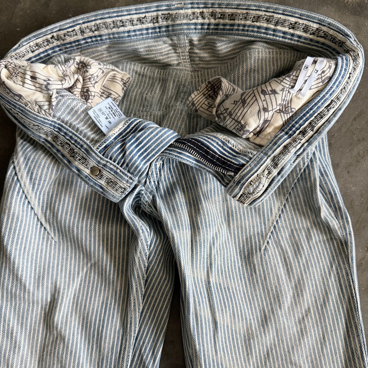 Number (N)ine Number (N)ine SS08 Mudwash Hickory Striped Denim Size US 30 / EU 46 - 7 Thumbnail