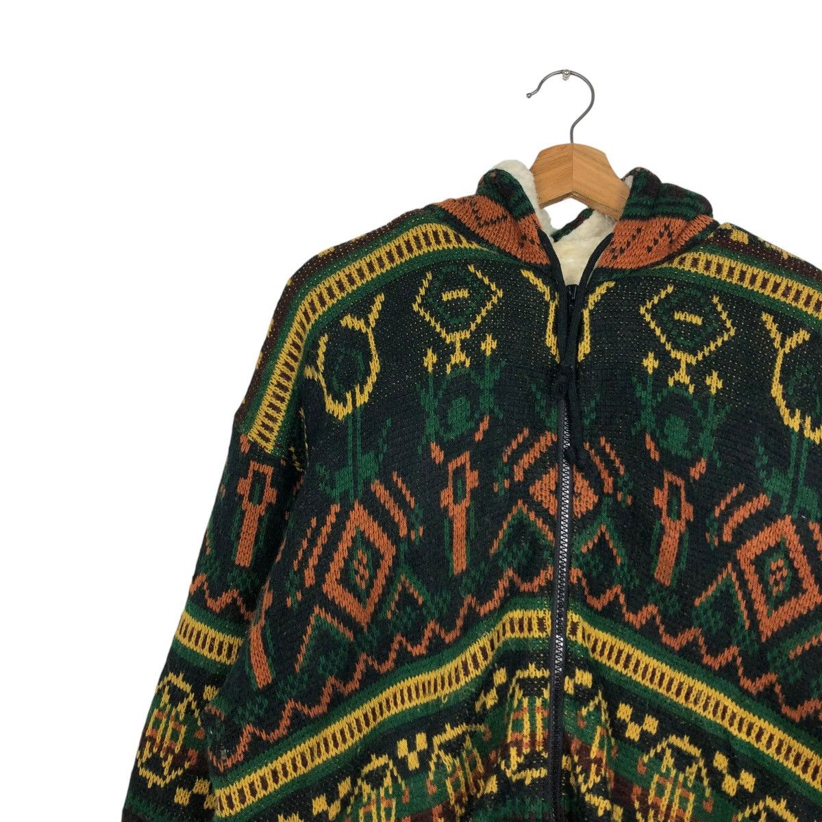 Japanese Brand 🔥VINTAGE BOMBER JACKET INDIAN BOSS NAVAJO NATIVE DESIGN Size US L / EU 52-54 / 3 - 7 Thumbnail