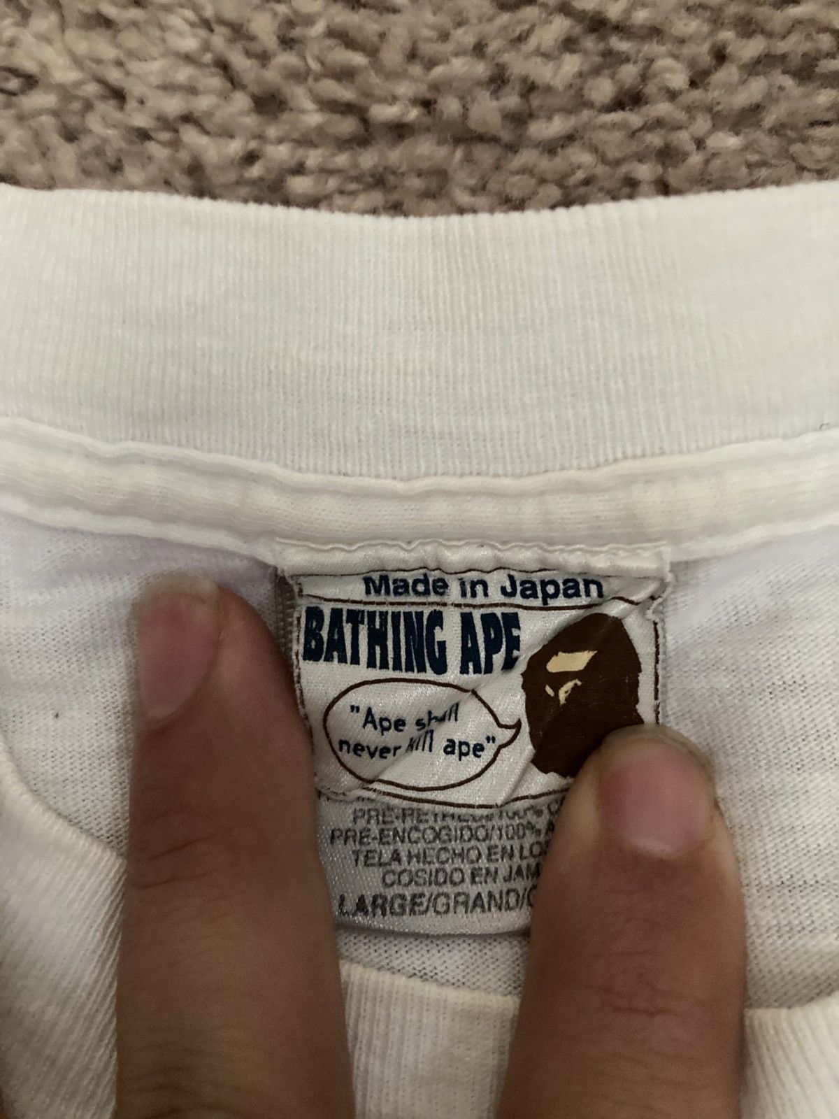 Bape 1996 Bape Circle Logo On The Go 1993 Emblem 90s Nigo OG Size US L / EU 52-54 / 3 - 4 Thumbnail