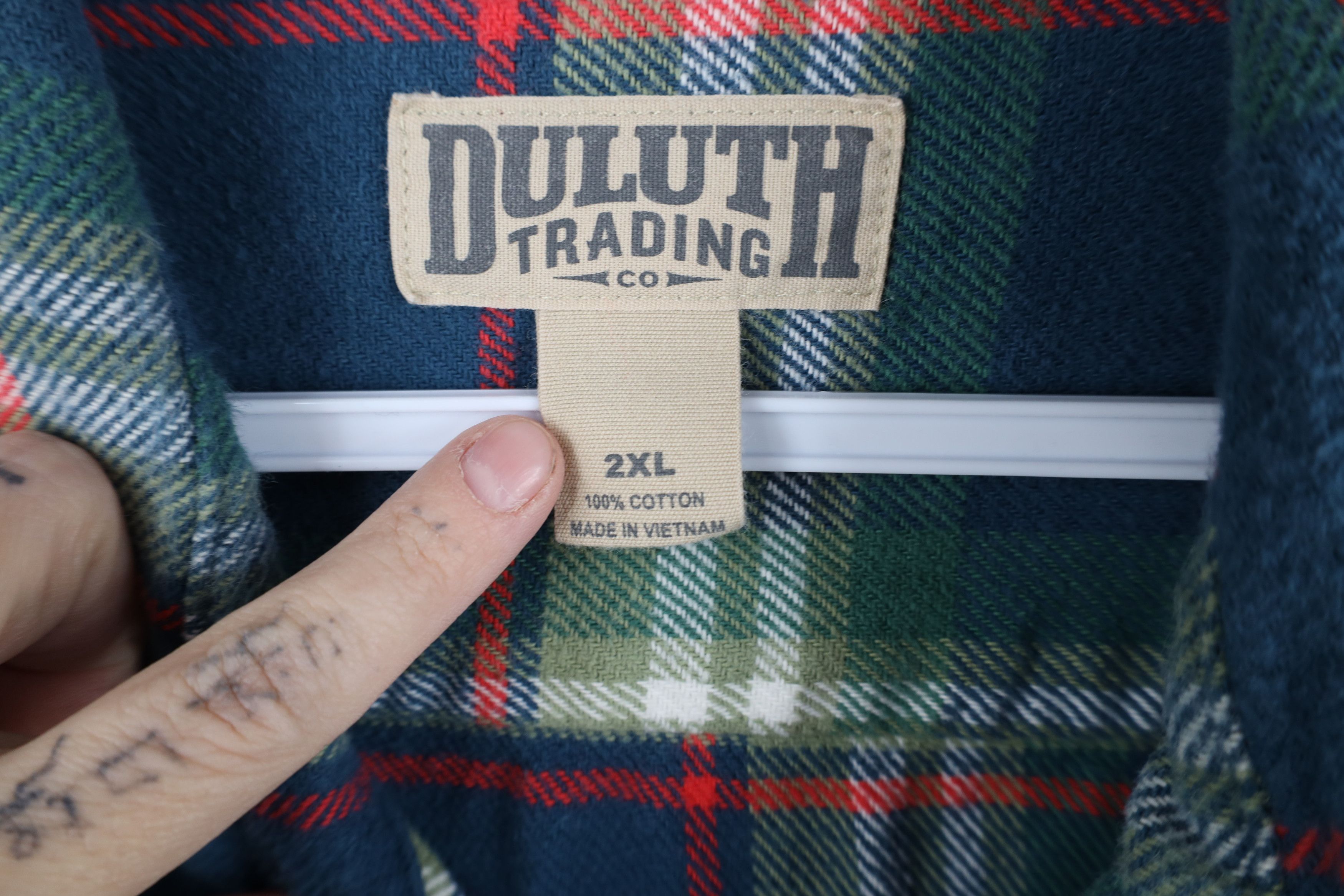 Duluth Trading Company Duluth Trading Co Double Pocket Flannel Button Shirt Plaid Size US XXL / EU 58 / 5 - 6 Thumbnail