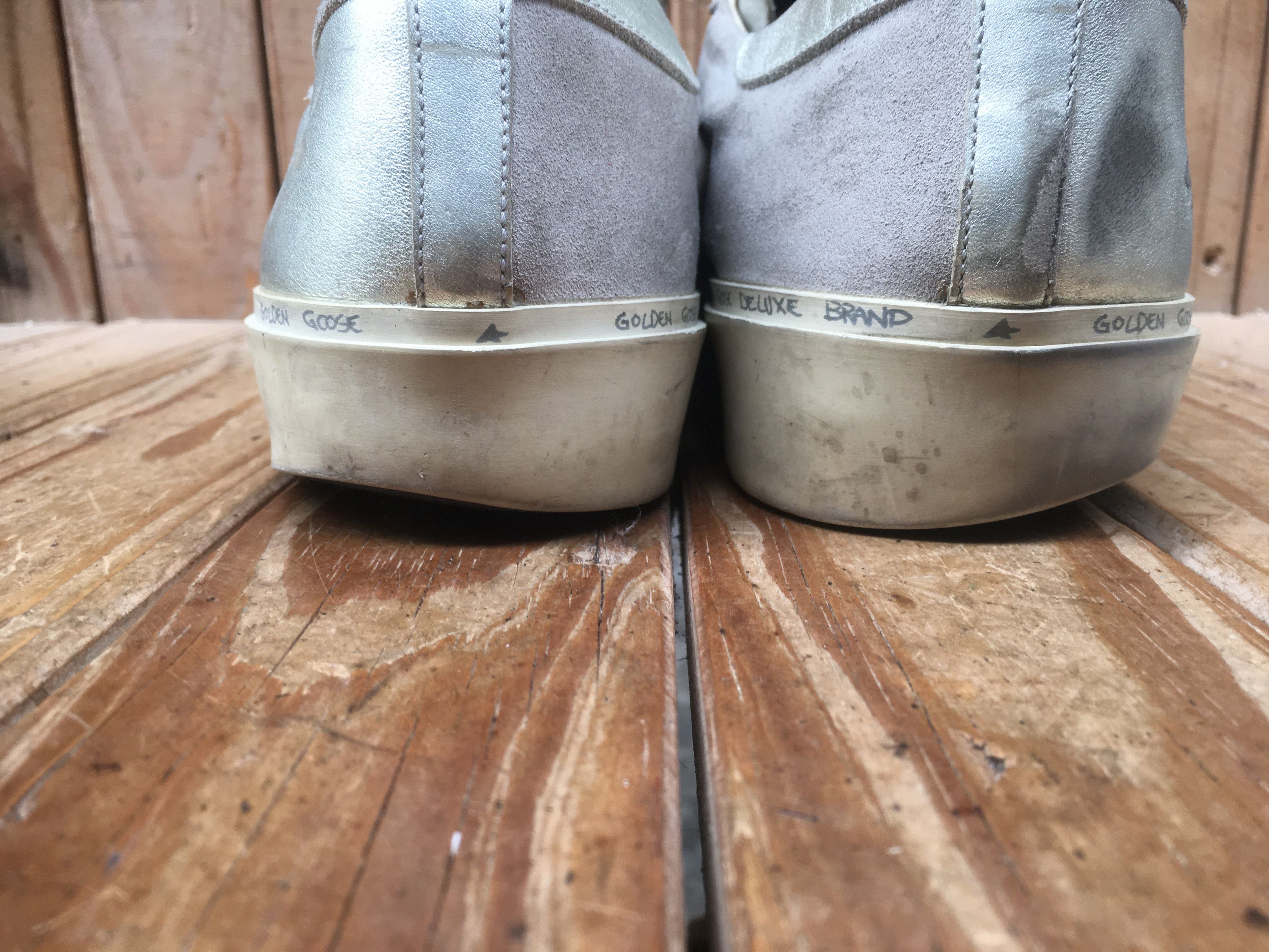 Golden Goose Golden goose deluxe HI STAR Gray leather sneakers EUR 42 Size US 9 / EU 42 - 8 Thumbnail