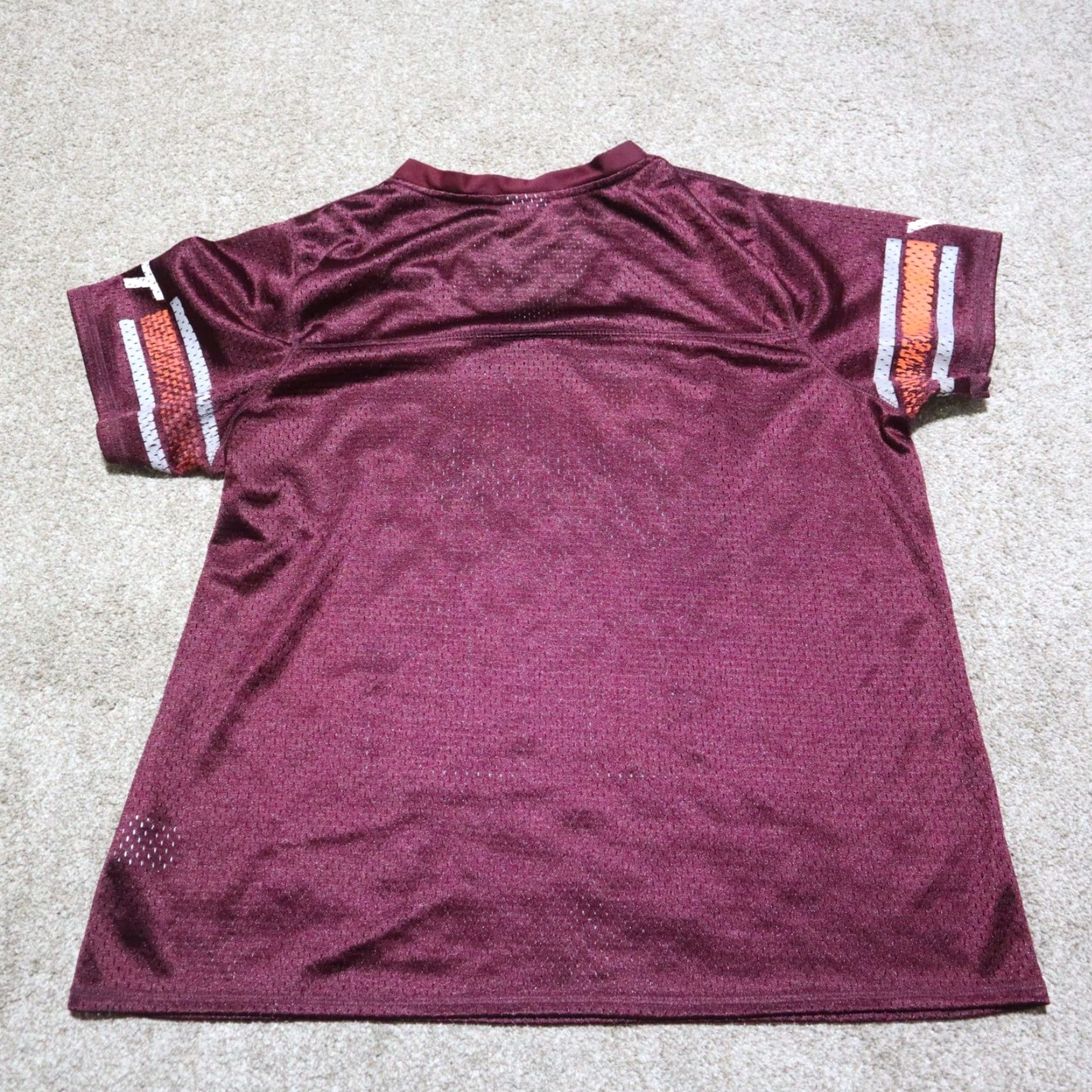 Adidas VINTAGE Hokies Virginia VA 1872 Football Shirt Women 2XL Burgandy Red adidas Graphic Tee 100% Cotton Mens Womens Size XXL / US 16-18 / IT 52-54 - 7 Thumbnail