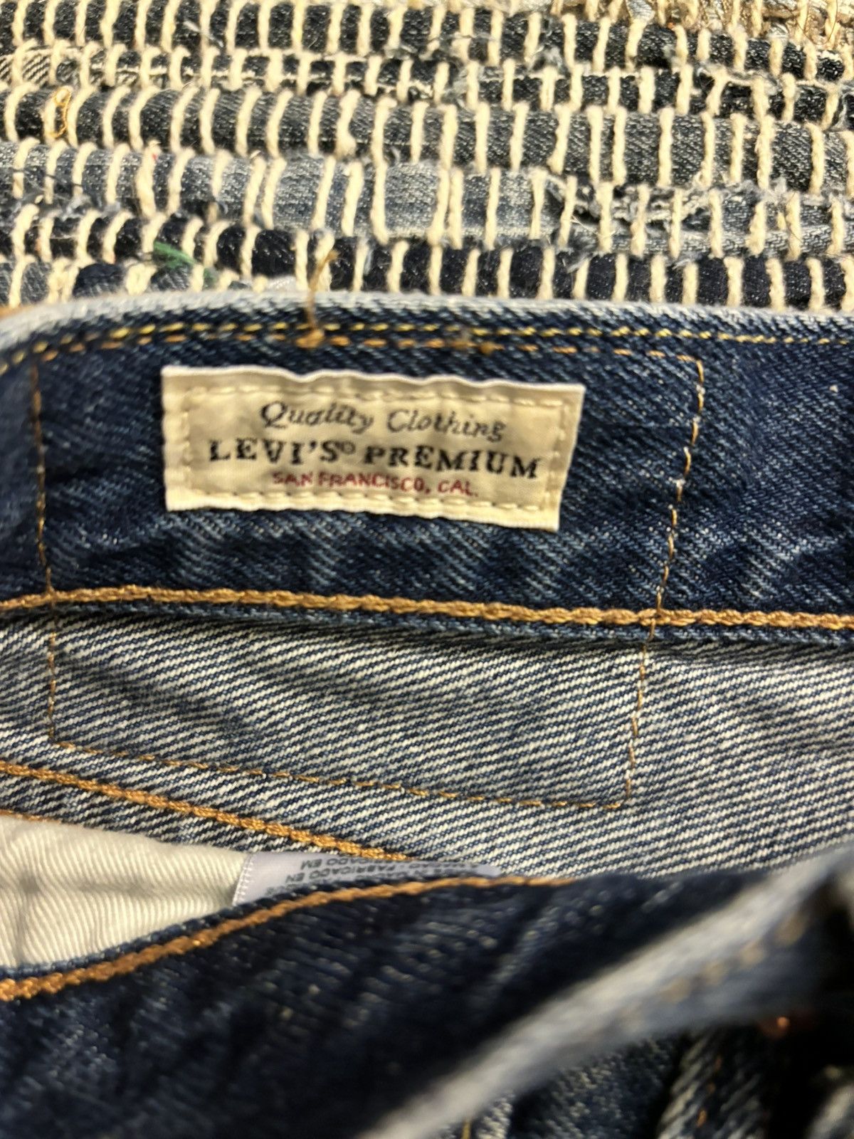 Levi's × Levi's Vintage Clothing × Vintage Vintage Levis 551 Patchwork Size US 33 - 7 Thumbnail