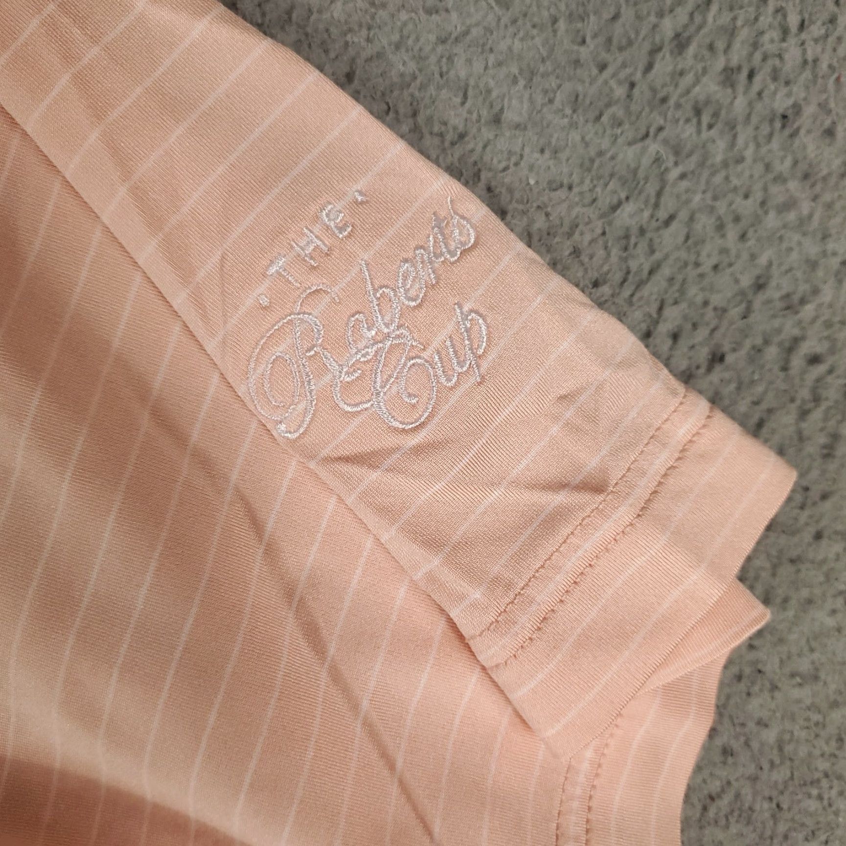 Footjoy FootJoy Polo Shirt Mens Size Medium Peach Striped Orange Color polo shirt FootJoy Shirt Medium Striped Peach Orange Color Mens Size Size US M / EU 48-50 / 2 - 3 Thumbnail