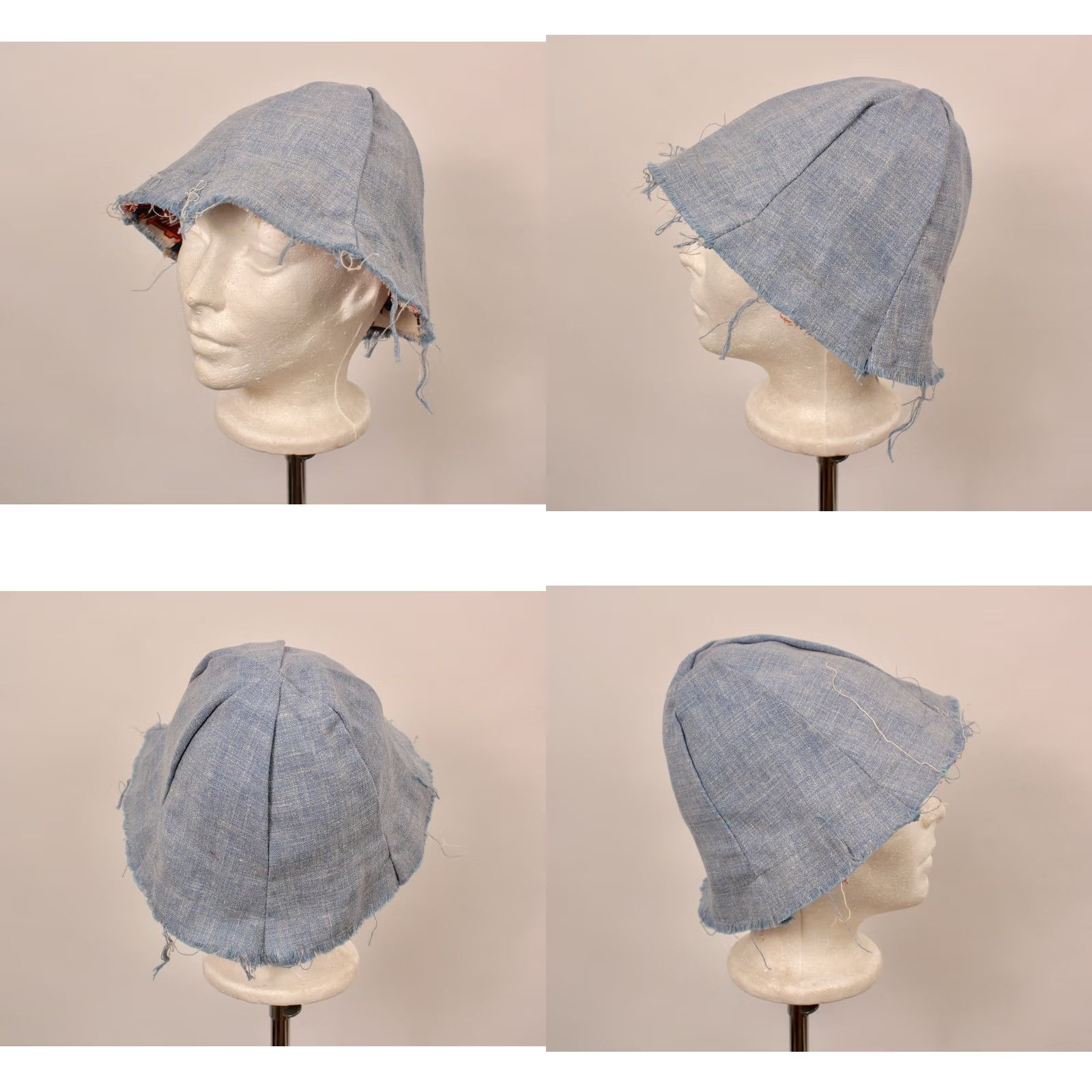 Vintage Schlitz 60s Bucket Hat Men's VTG Reversible AOP Beer Advertisements Blue Cotton 1960s Outdoor Gift Hat Mens Size ONE SIZE - 8 Thumbnail