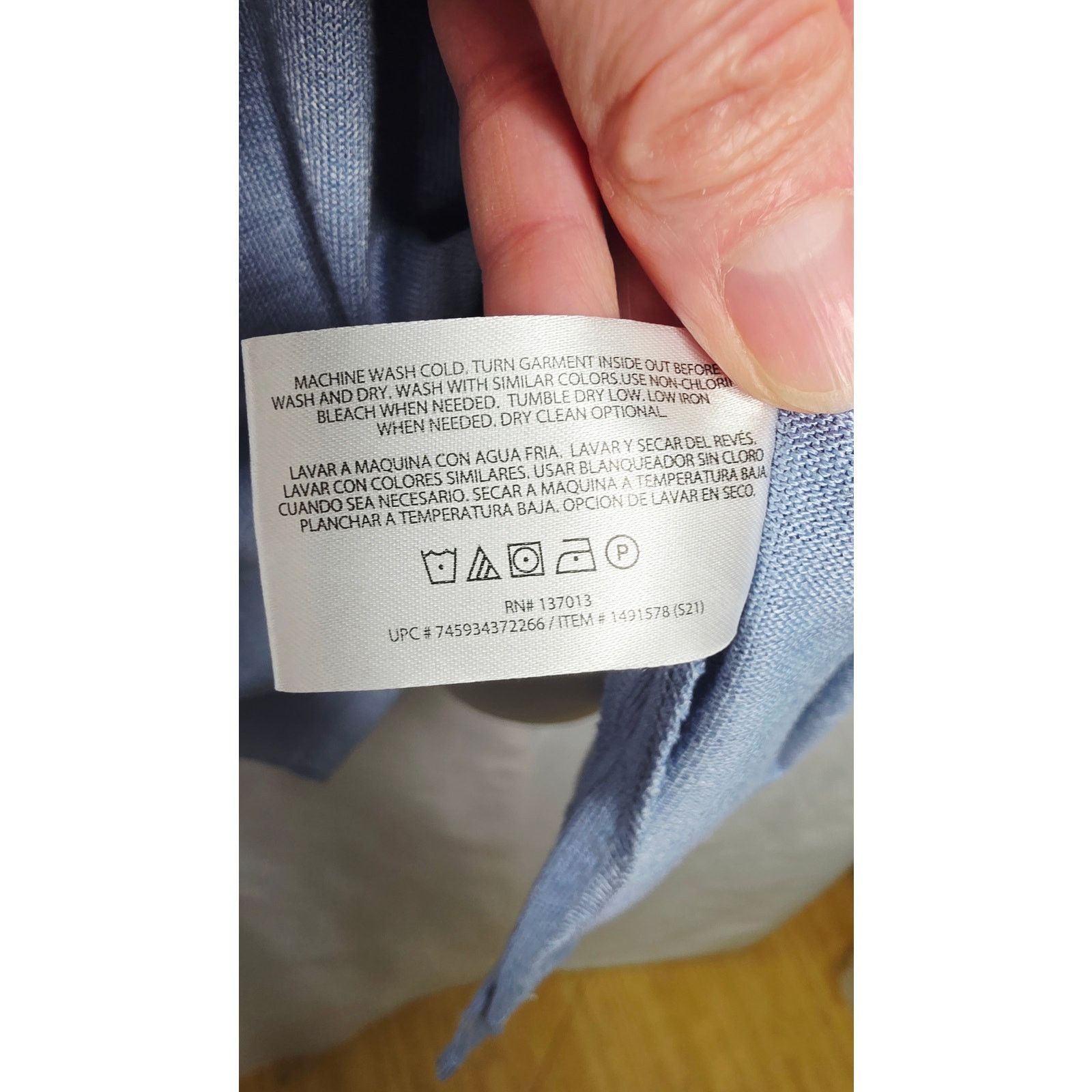 Orvis Orvis Dolman Sleeve V Neck Tee Shirt Blue Boxy Relaxed Top Size XL / US 12-14 / IT 48-50 - 9 Thumbnail