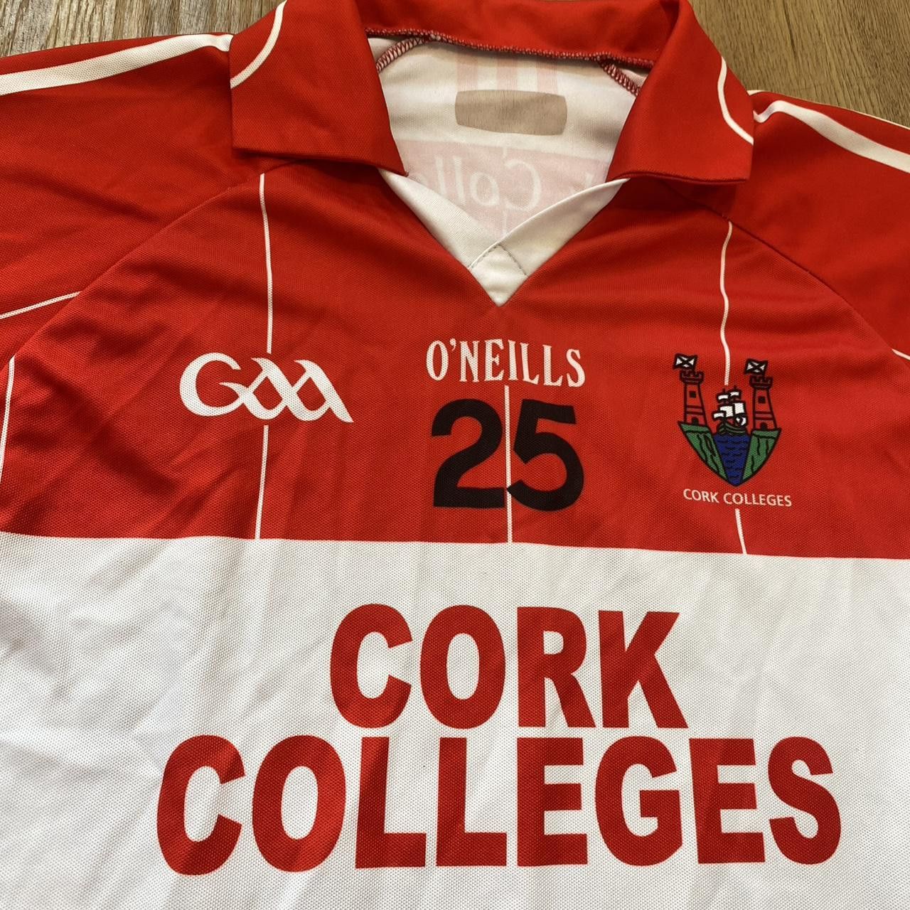 O'Neills Cork Colleges Oneills Gaa Galeic Football Shirt Ireland *25 Size US L / EU 52-54 / 3 - 3 Thumbnail