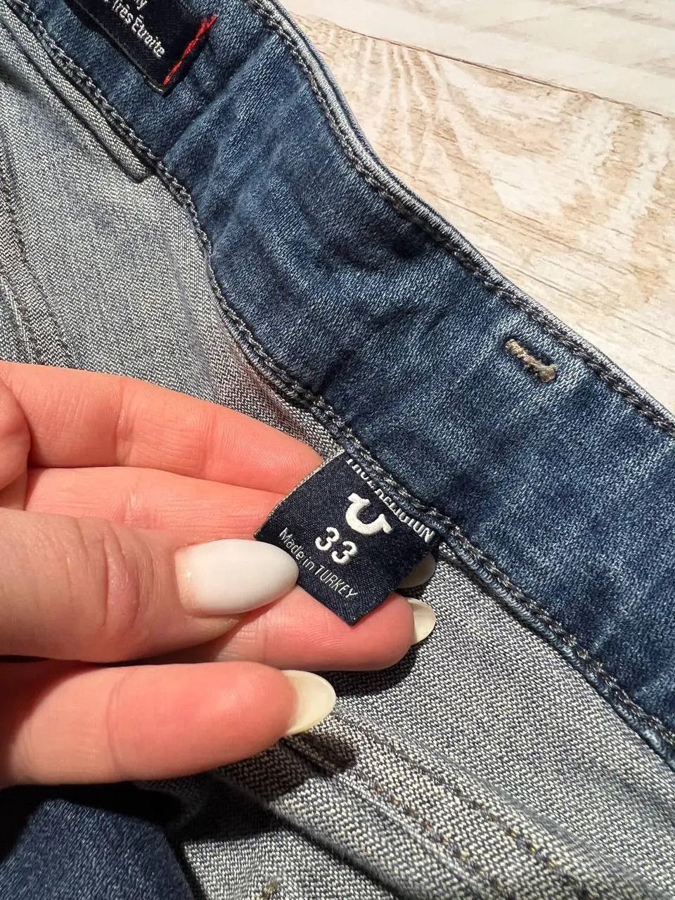 True Religion Vintage True Religion Tony Denim Jeans Skinny Y2K Size US 33 - 3 Thumbnail
