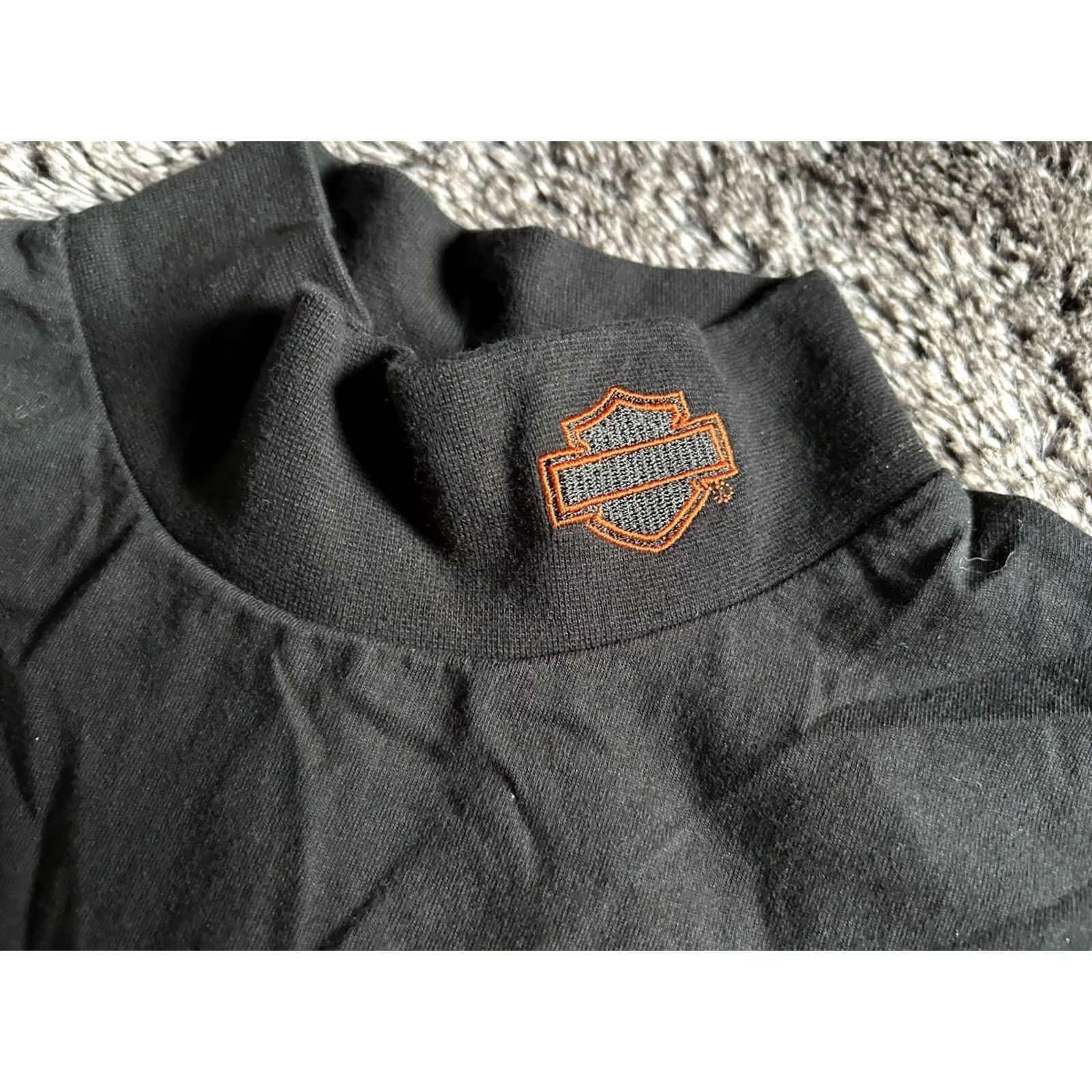 Vintage Harley Davidson Women Tank Sleeveless Turtleneck Black M Wisconsin 100% Cotton Size M / US 6-8 / IT 42-44 - 3 Thumbnail
