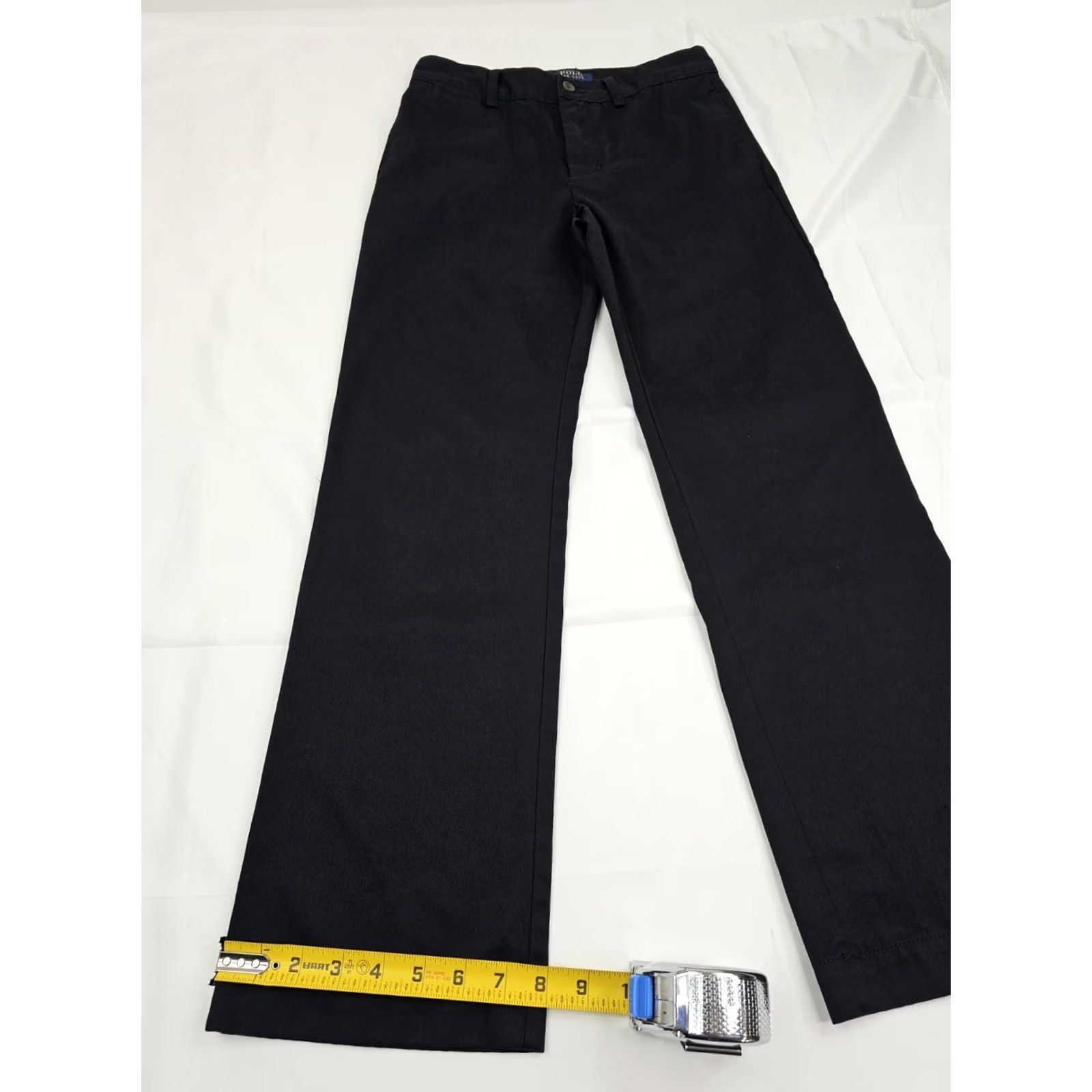 Polo Ralph Lauren Ralph Lauren Polo Straight Leg Pants Women 14 Black Cotton EUC 26x28 Casual Work Dress Jeans Size 36" / US 14 / IT 50 - 2 Thumbnail