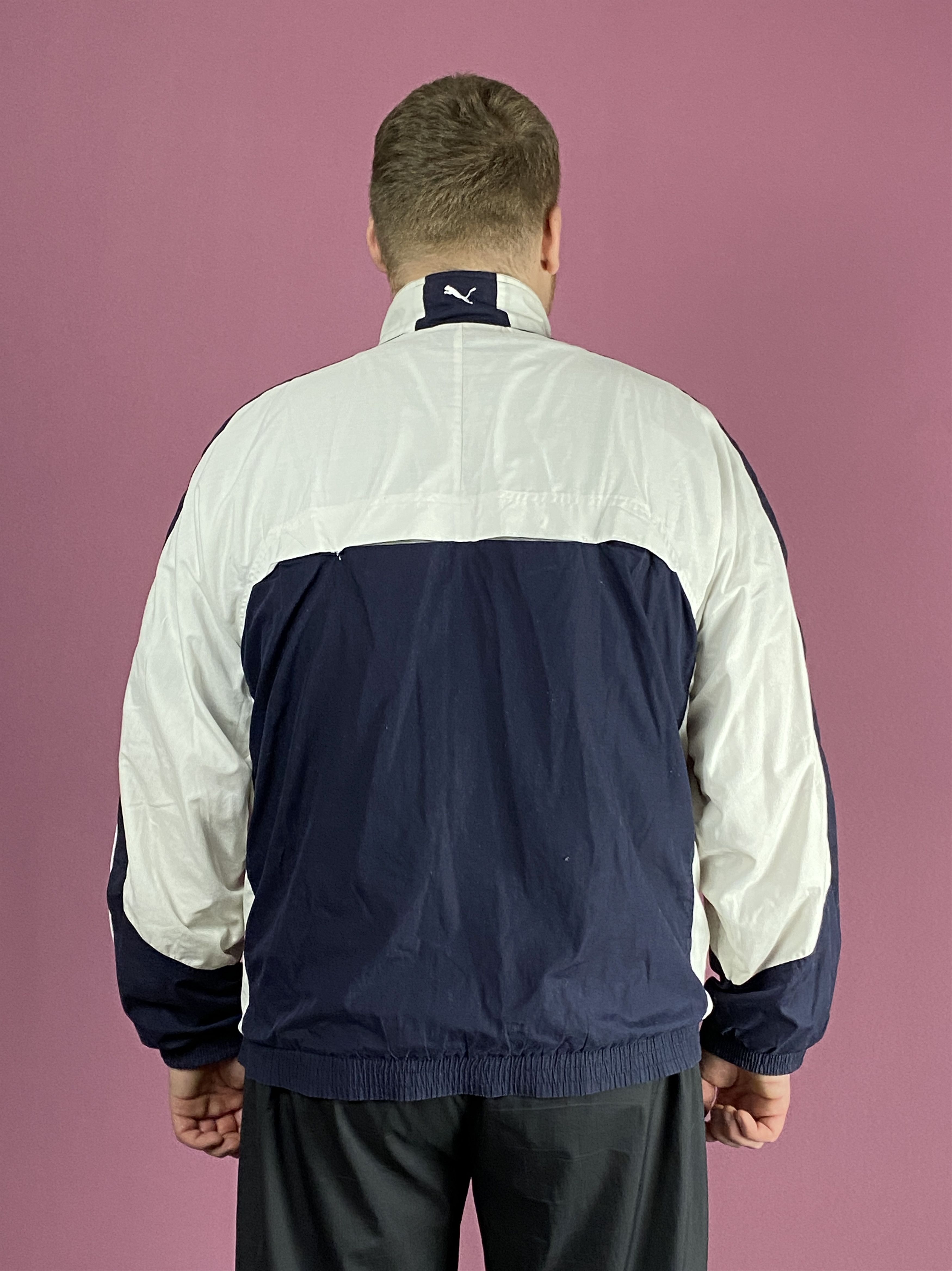 Puma × Vintage 90s Puma Vintage Men's Windbreaker Jacket - XXL Size US XXL / EU 58 / 5 - 3 Thumbnail