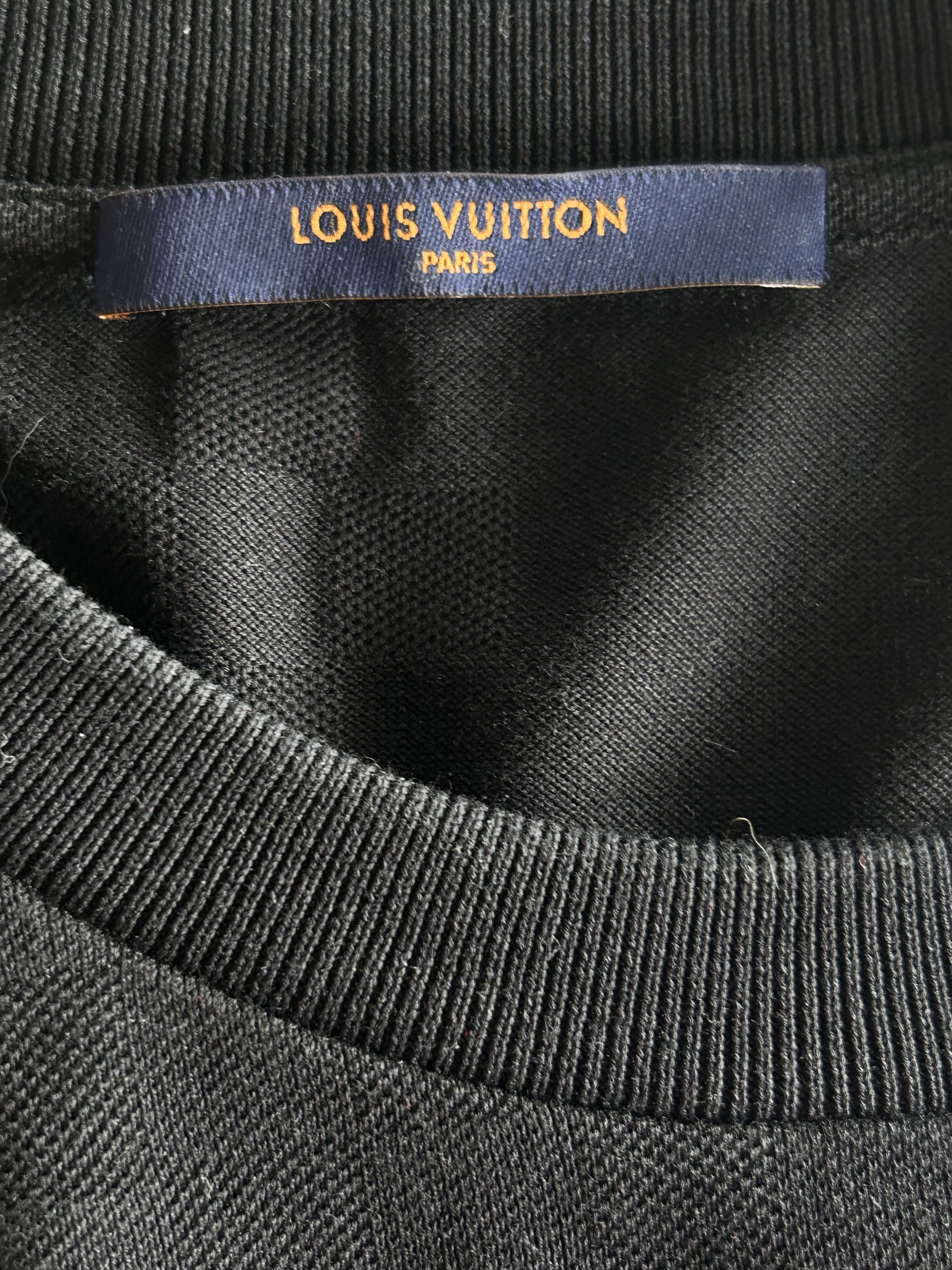 Louis Vuitton Louis Vuitton Black Half Damier Pocket T-Shirt Size US S / EU 44-46 / 1 - 3 Thumbnail