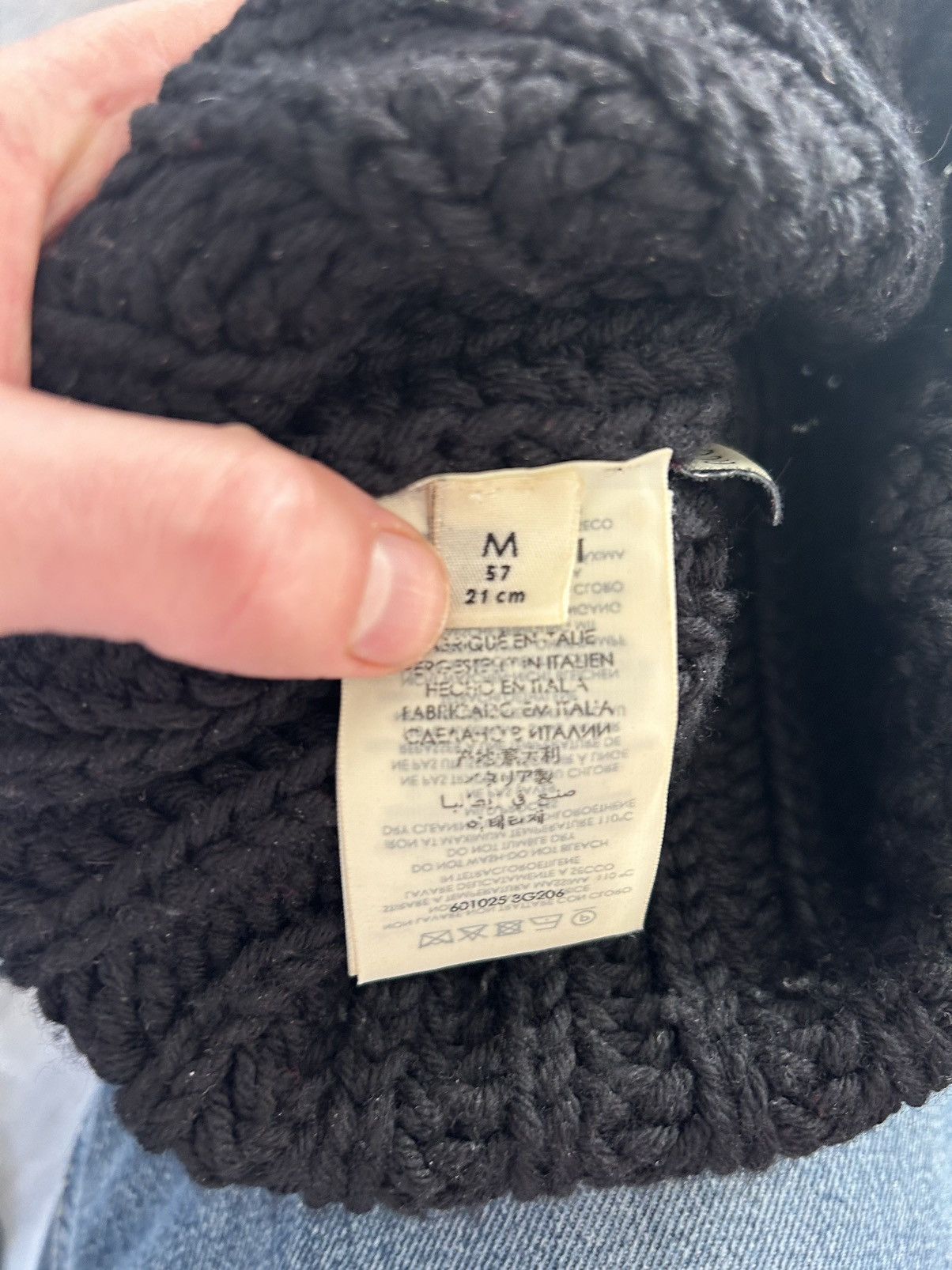 Gucci Black Logo Beanie Size ONE SIZE - 3 Thumbnail
