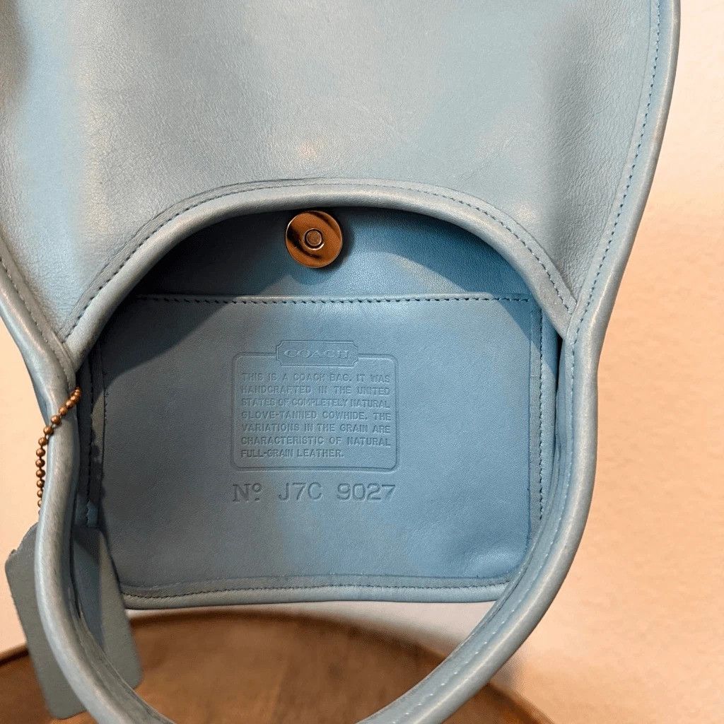 Coach Coach Vintage Mini Ergo Blue Snap Top Satchel Bag Size ONE SIZE - 15 Thumbnail