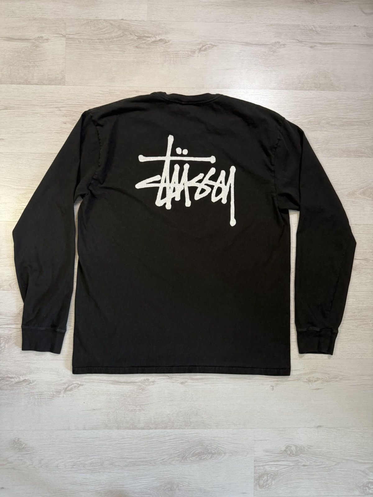 Stussy Y2K Stussy Basic Logo Long Sleeve Tee Size US XL / EU 56 / 4 - 1 Thumbnail