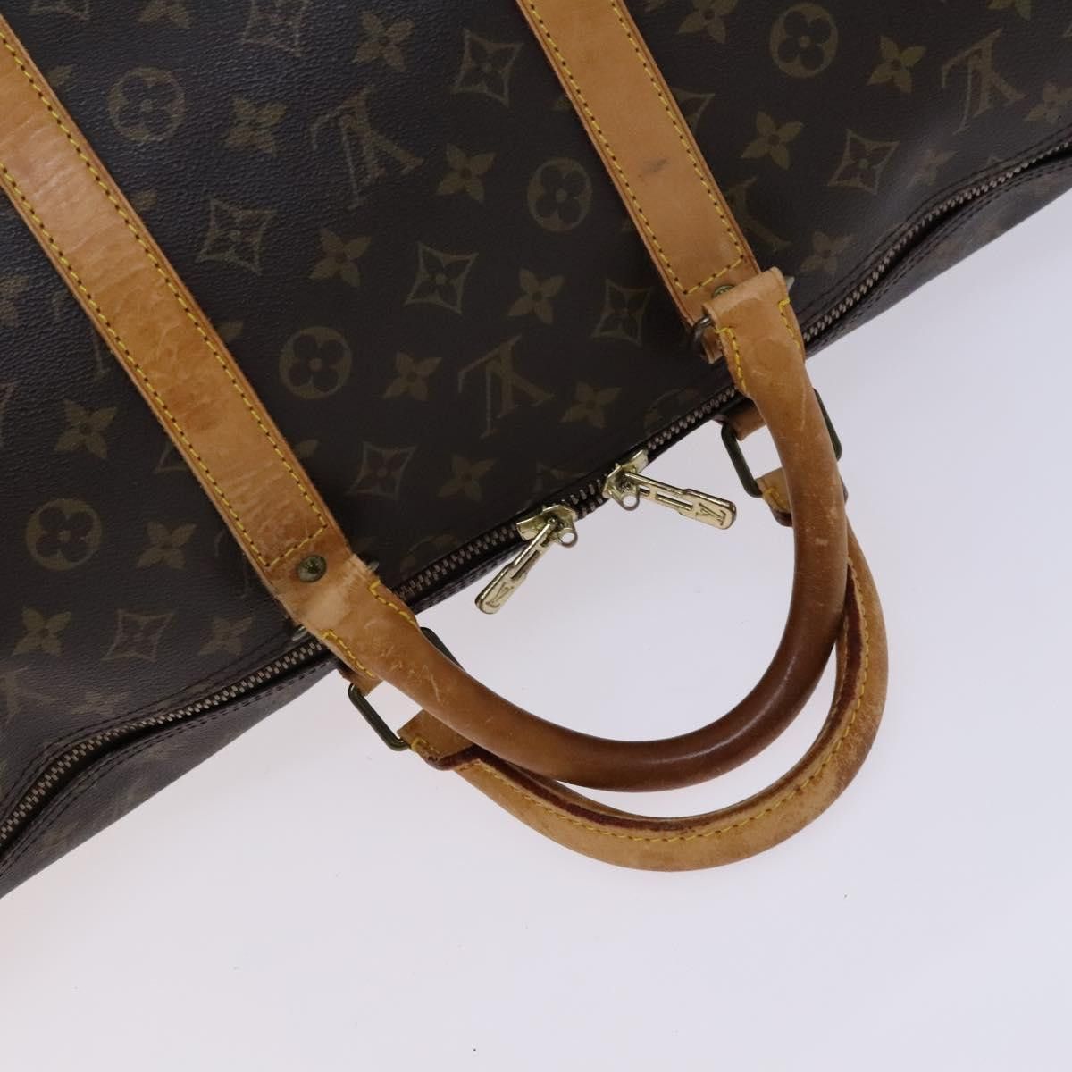 Louis Vuitton LOUIS VUITTON Monogram Keepall 55 Boston Bag M41424 Size ONE SIZE - 7 Thumbnail