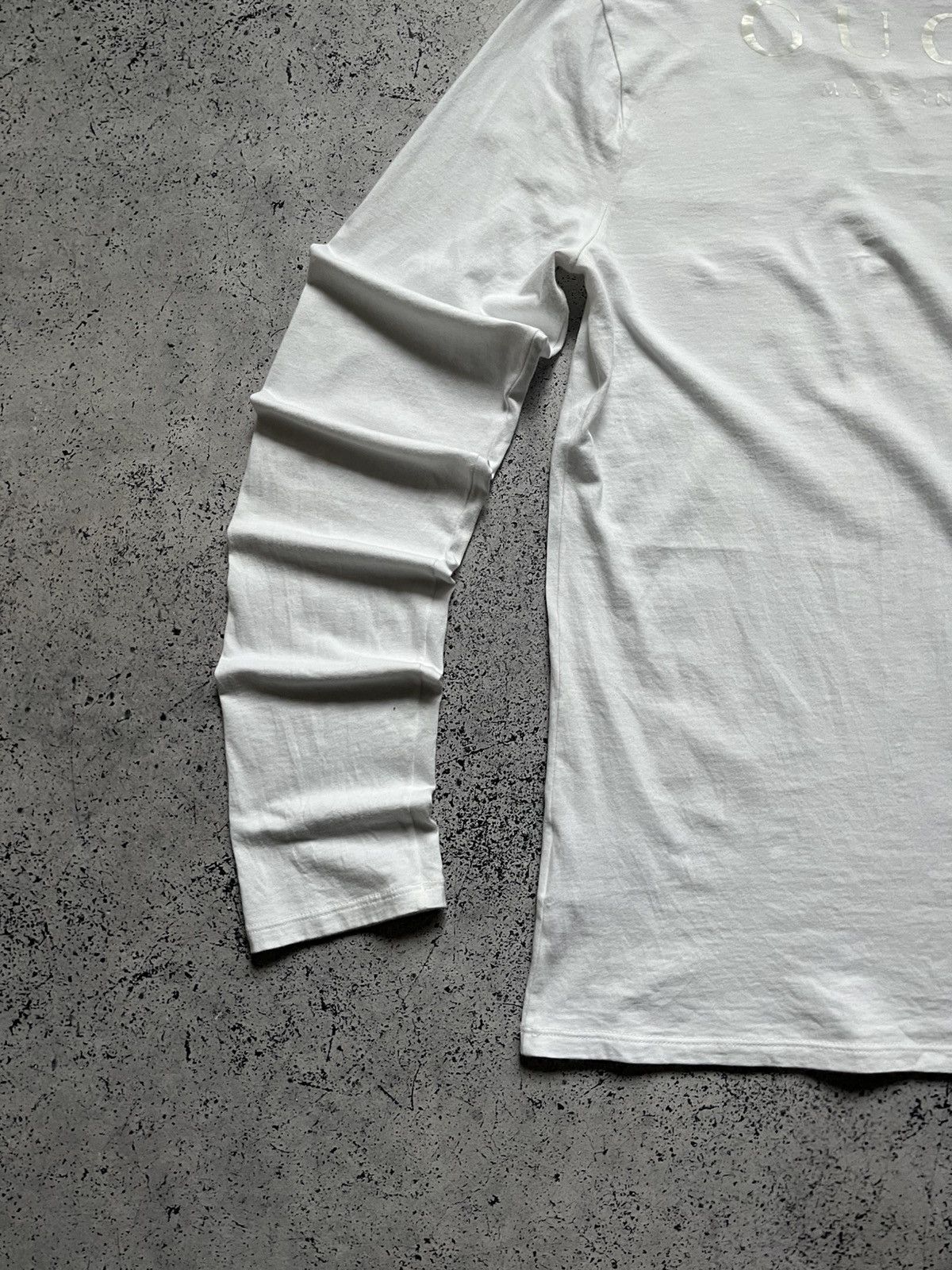 Tom Ford Gucci Tom Ford White Long Sleeve Back Big Logo Luxury Y2K Size M / US 6-8 / IT 42-44 - 10 Thumbnail