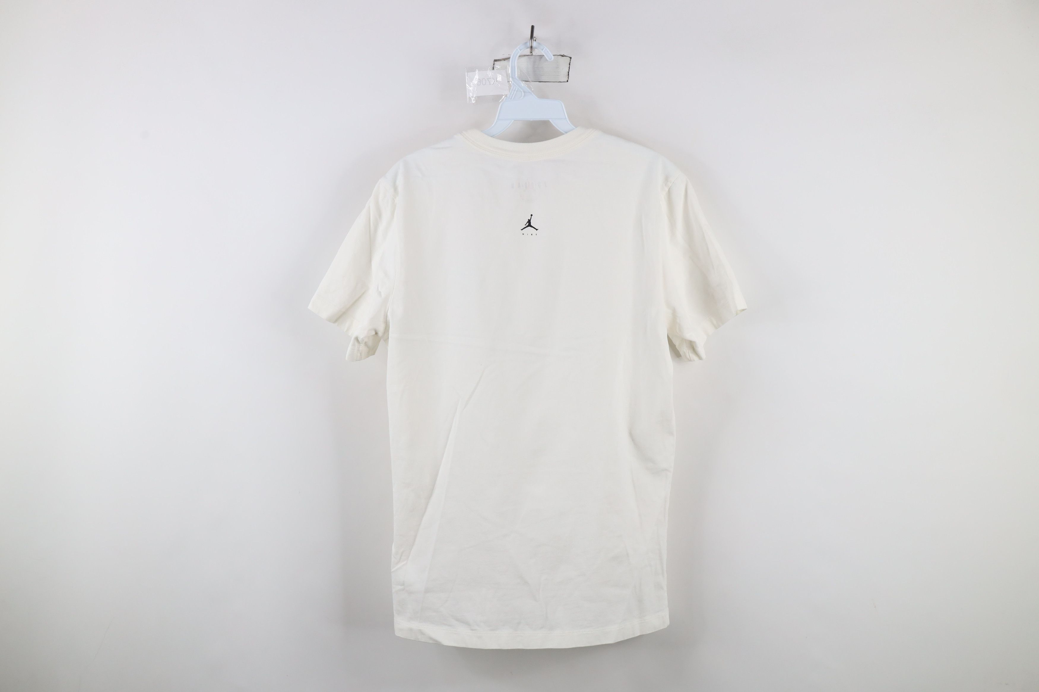 Nike × Vintage Nike Air Jordan Wordmark Short Sleeve T-Shirt White Cotton Size US S / EU 44-46 / 1 - 12 Thumbnail