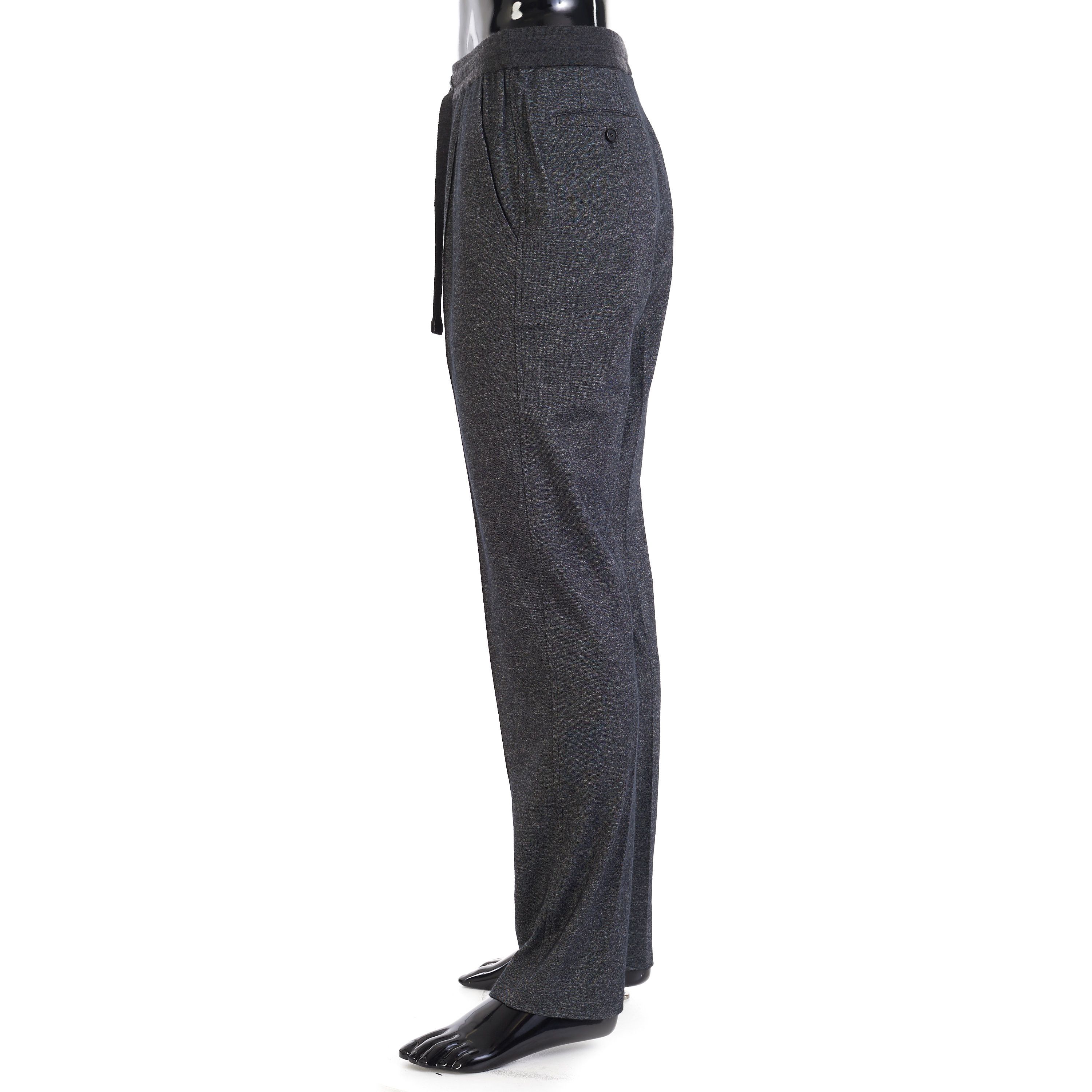 Brioni Gray Trousers - Cashmere Blend Flannel, Drawstring Size US 30 / EU 46 - 3 Thumbnail