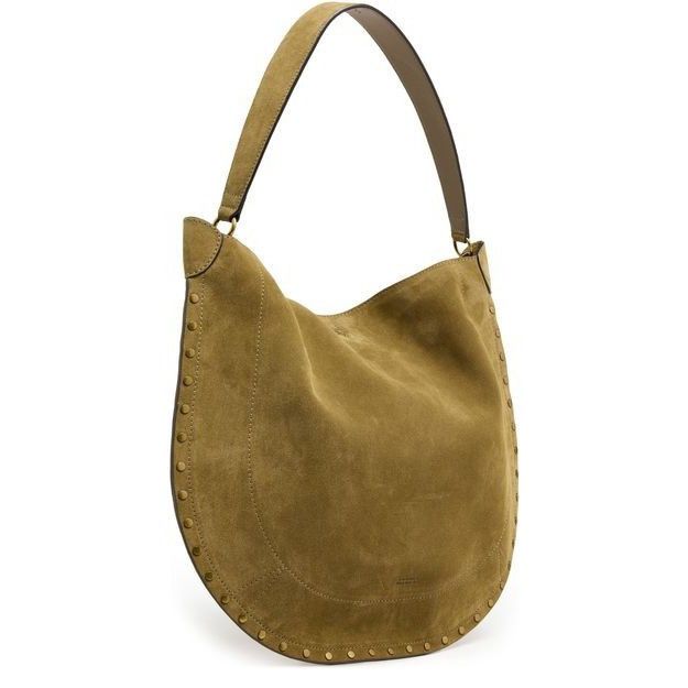 Isabel Marant Isabel Marant Oskan Hobo Soft Khaki Green Suede Shoulder Bag Size ONE SIZE - 2 Thumbnail