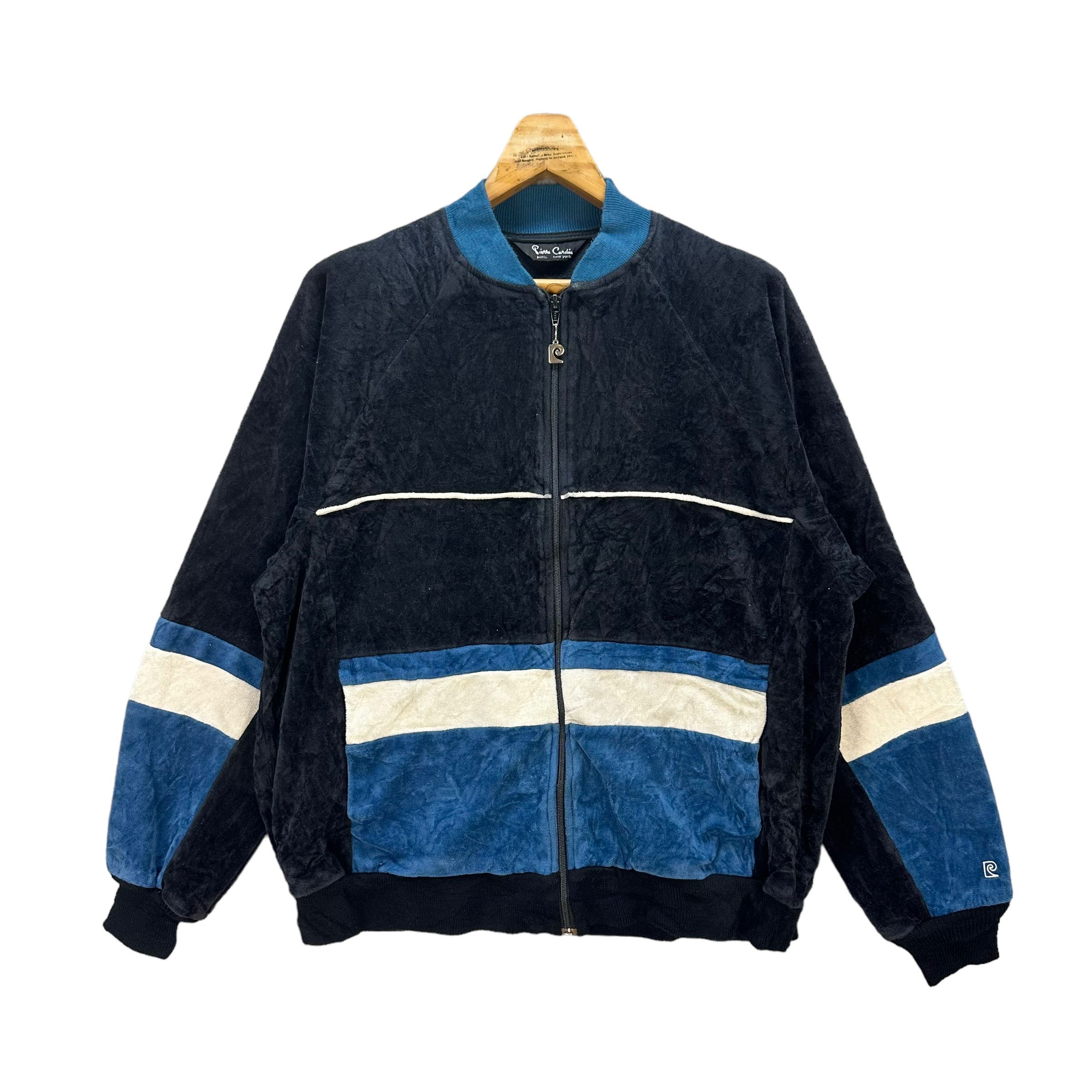 Pierre Cardin 90's PIERRE CARDIN COLORBLOCK VELVET JACKET #8615-017 Size US L / EU 52-54 / 3 - 1 Thumbnail