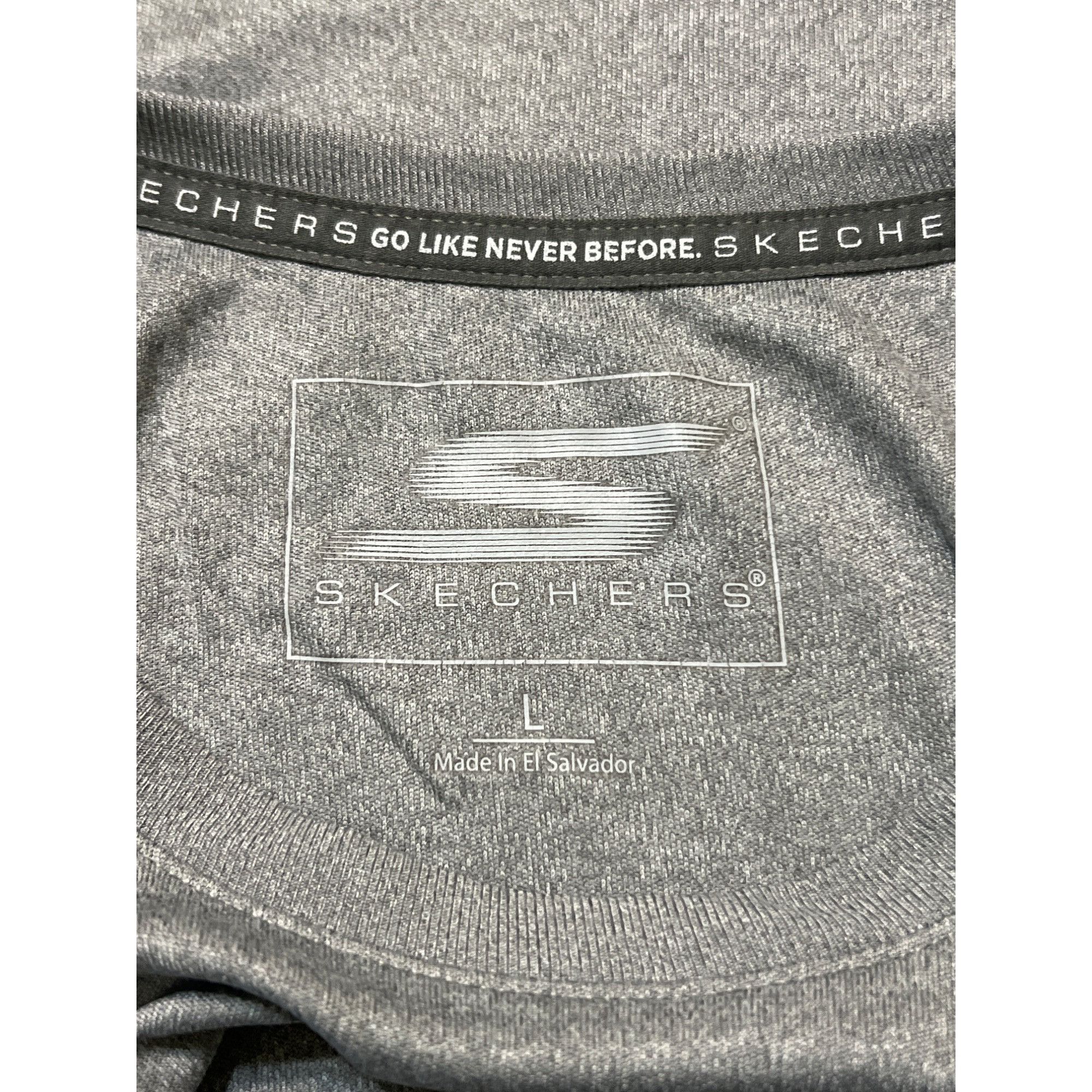 SKECHERS Skechers Mens Large Gray Performance T-Shirt Graphic Shirt 1 Size US L / EU 52-54 / 3 - 4 Thumbnail