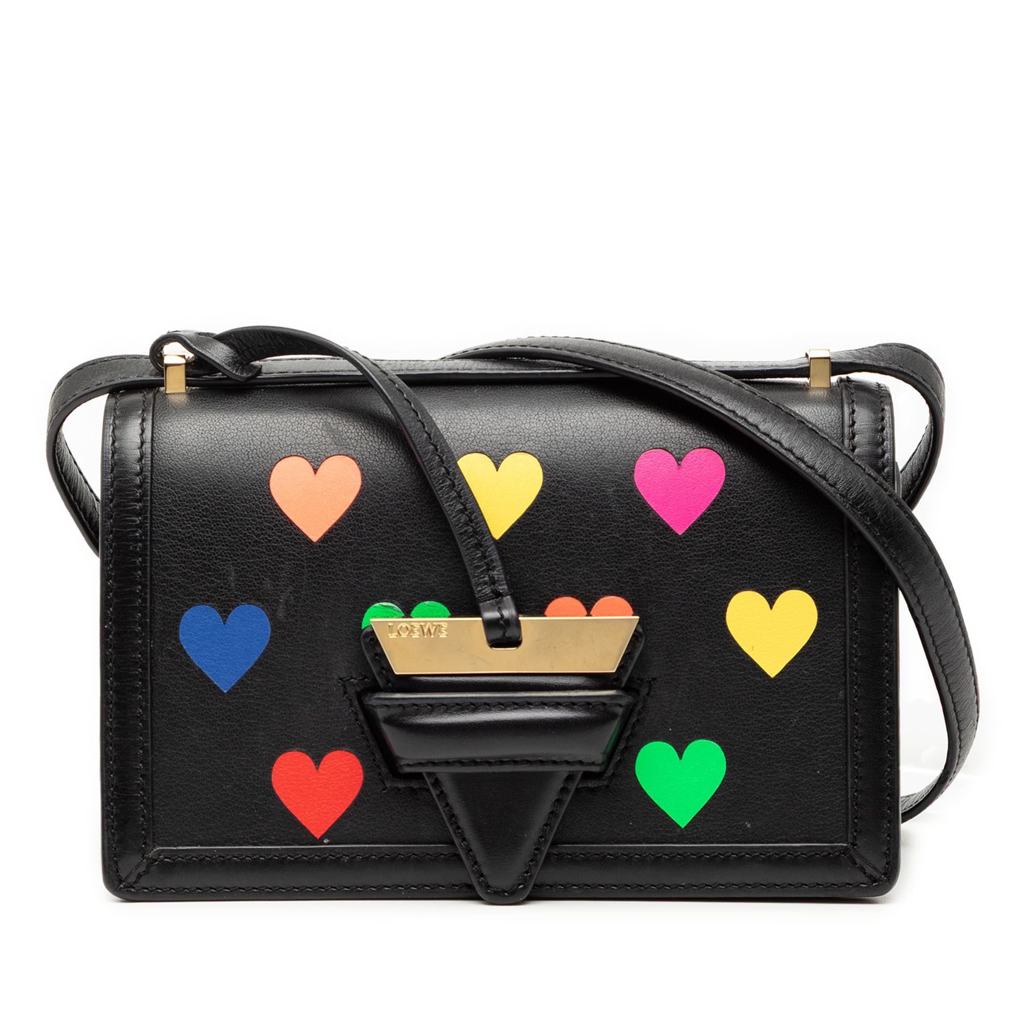 Loewe LOEWE Small Leather Hearts Barcelona Crossbody Size ONE SIZE - 1 Thumbnail