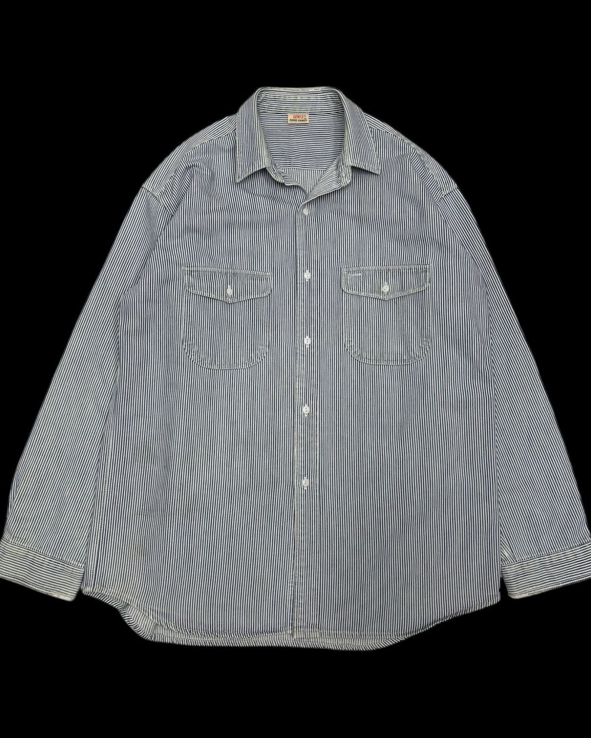 Levi's ❤️‍🔥LEVIS SHIRT FAMILY STRIPE BUTTON UP SHIRT Size US L / EU 52-54 / 3 - 13 Thumbnail