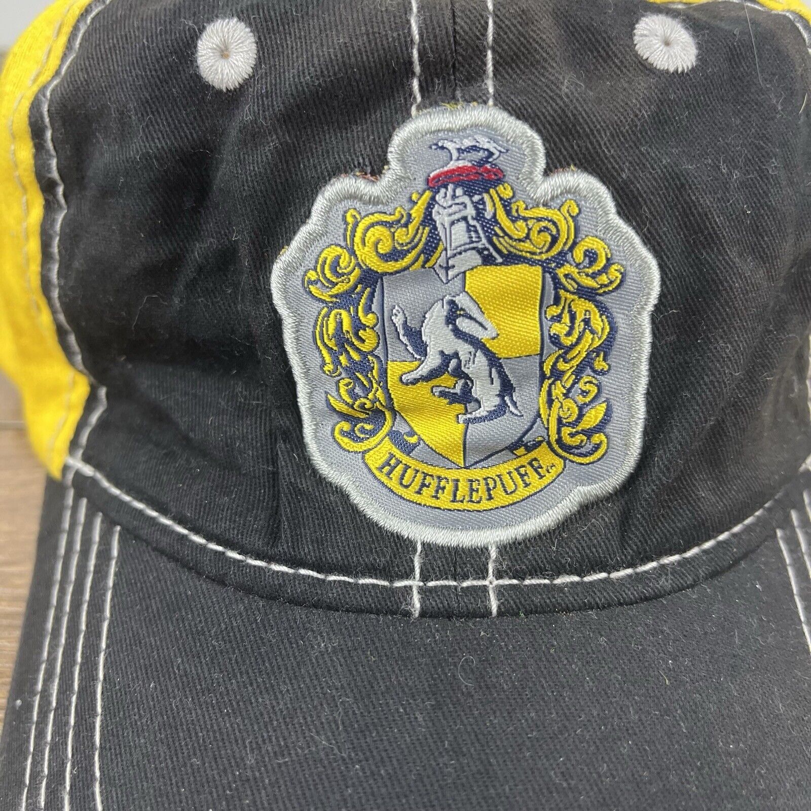 Other Hufflepuff Hat Harry Potter Snapback Hat Black Hat Adjustabl Size ONE SIZE - 8 Thumbnail