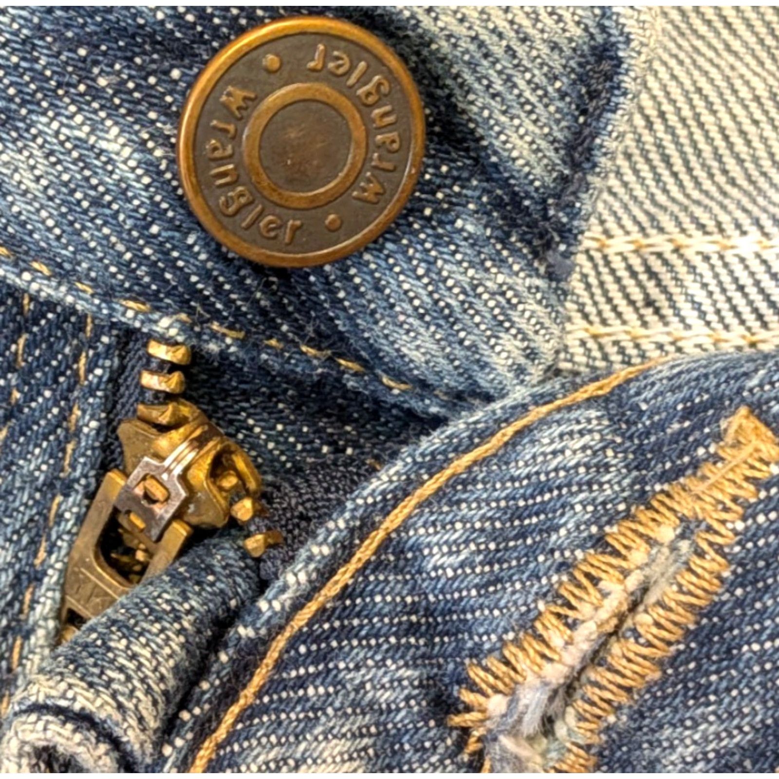 Wrangler VINTAGE Wrangler Five Star Cotton Regular Fit Denim Blue Jeans Mens 96501DS 36x29 Size US 36 / EU 52 - 4 Thumbnail