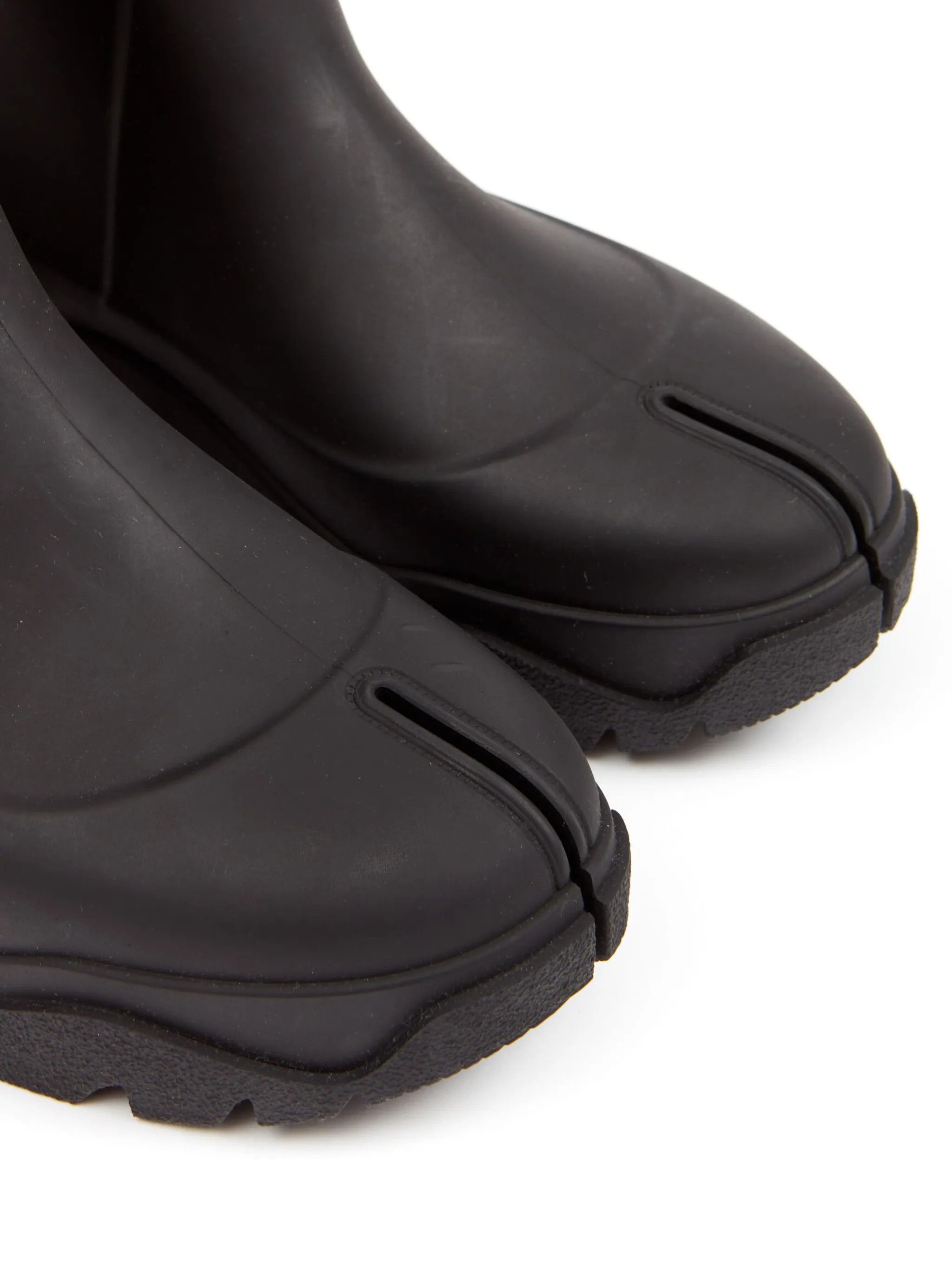 Maison Margiela o1w1db10925 Tabi Rain Boots in Black Raven Size US 9 / EU 42 - 5 Thumbnail