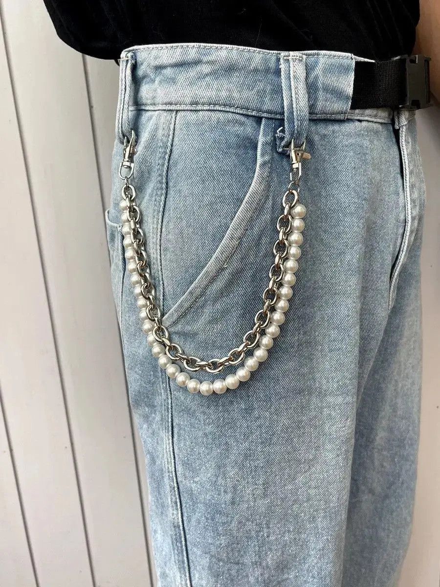 Jewelry × Vintage Layered Pearl Belt Chain Size ONE SIZE - 3 Thumbnail