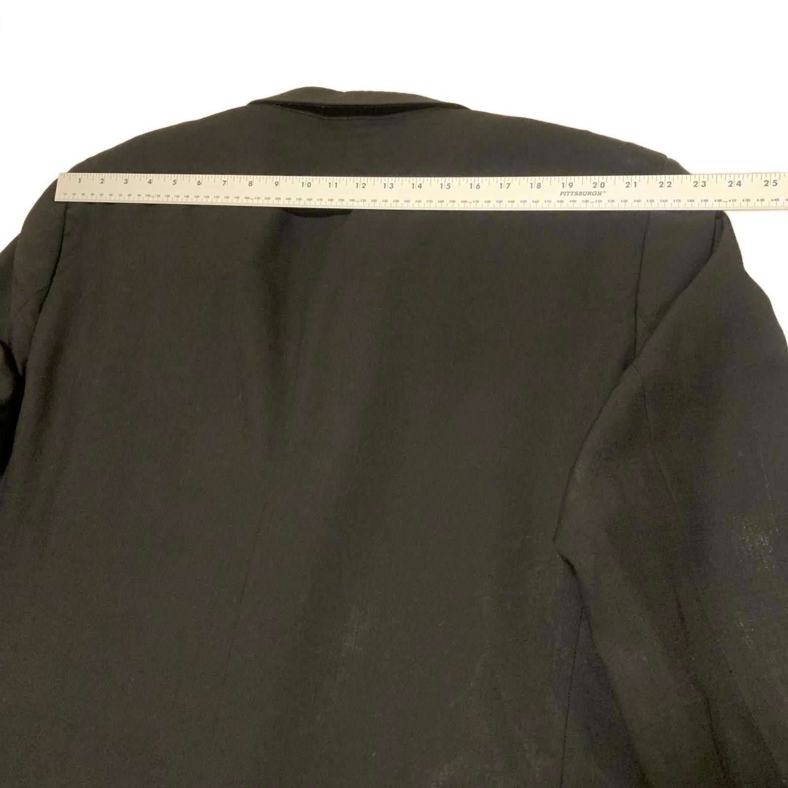 Pronto Uomo Pronto Uomo Men's 54 inch Black Blazer Jacket Size 54R - 7 Thumbnail