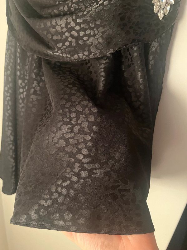Dodo Bar Or Dodo Bar Or Asymetric Knee Length Skirt In Black Size 28" / US 6 / IT 42 - 8 Thumbnail