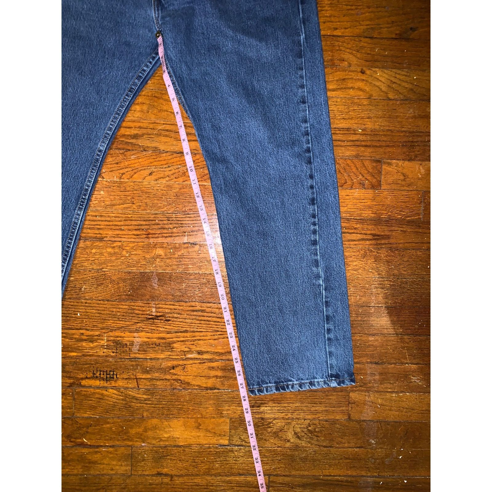 Levi's Levi’s 505 Straight Leg Jeans Mens 36x30 Small e Red Tab Size US 36 / EU 52 - 4 Thumbnail