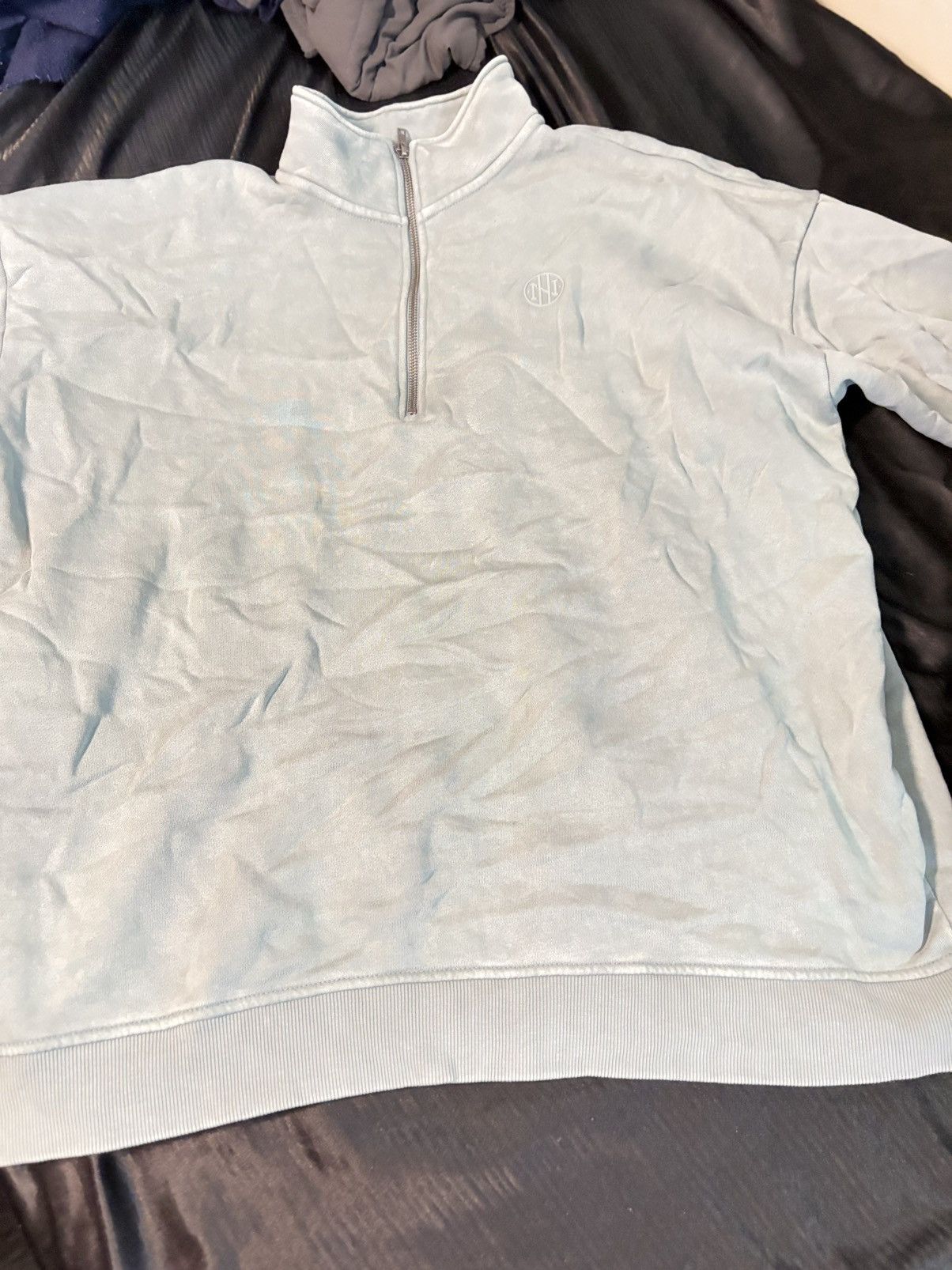 Ninth Hall Ninth Hall Fundamental Oversized Shark Blue Quarter Zip Size US L / EU 52-54 / 3 - 3 Thumbnail