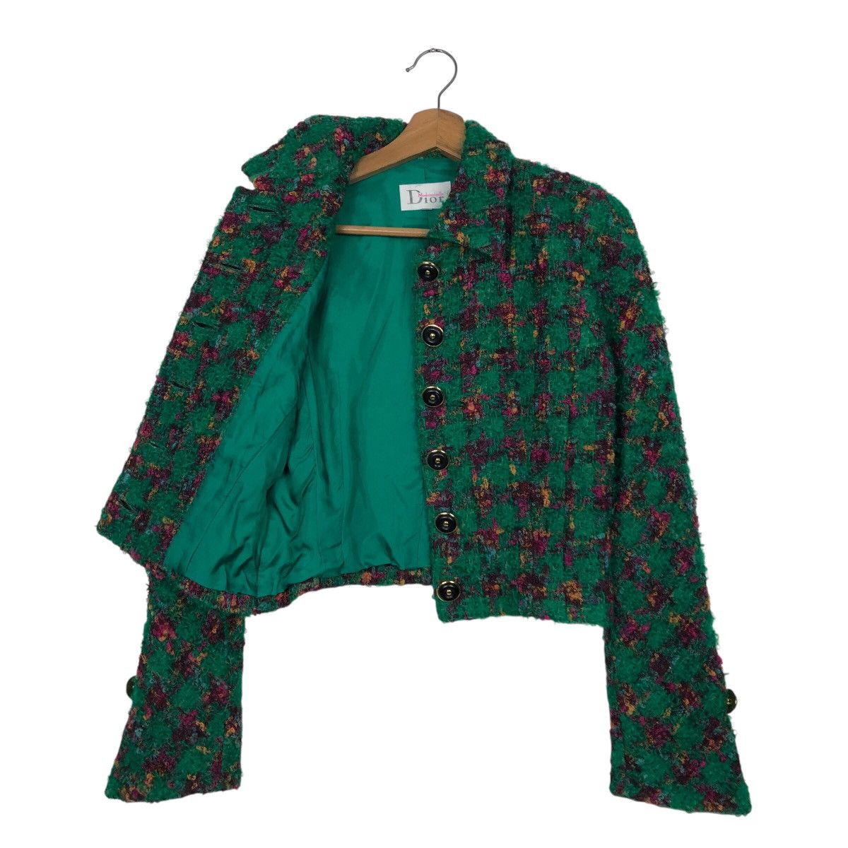 Christian Dior Monsieur Mademoiselle Dior Couture Bouclé Tweed Jacket Size M / US 6-8 / IT 42-44 - 11 Thumbnail