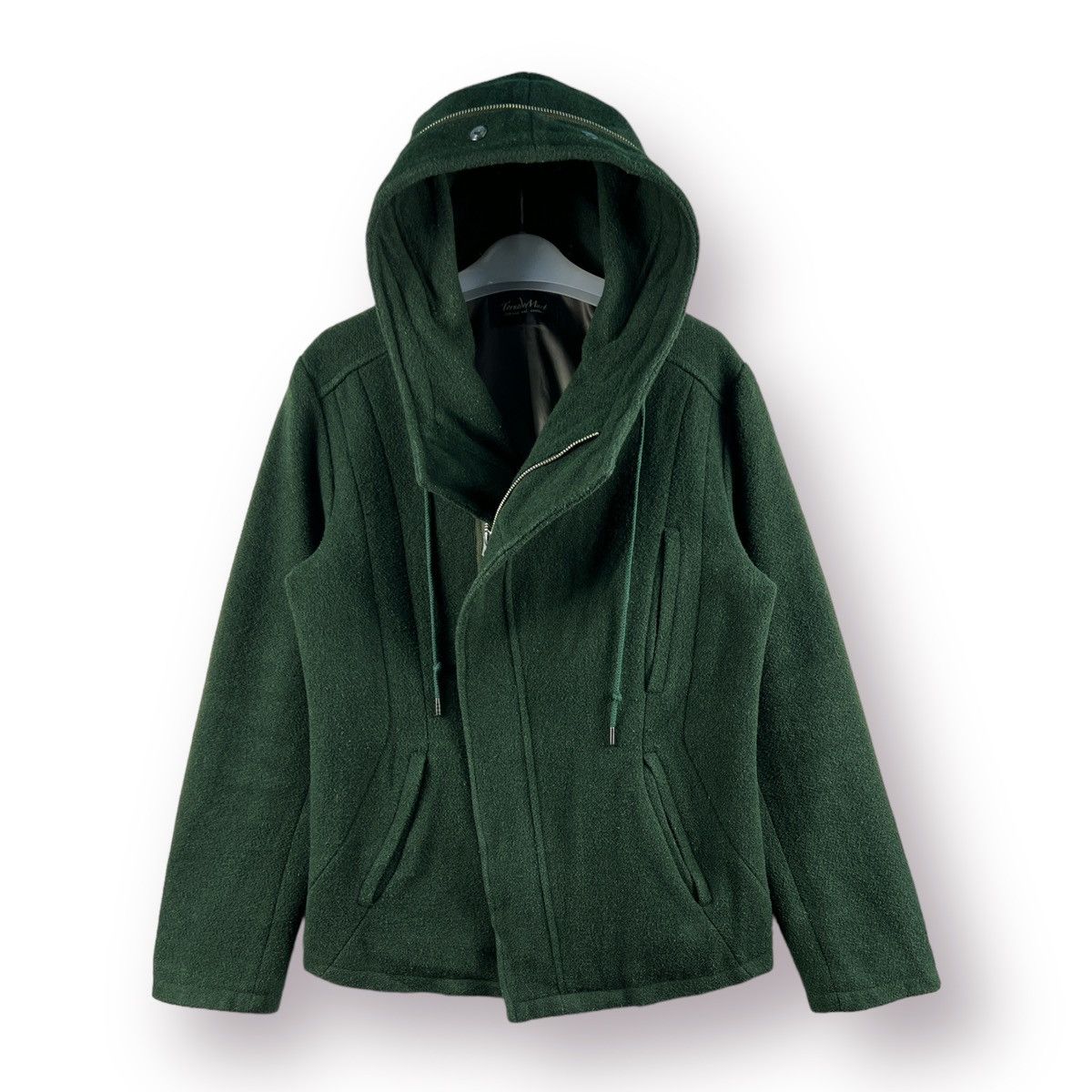 Tornado Mart 🔥 Tornado Mart wool double collar Hood punk Revolution - M Size US XS / EU 42 / 0 - 1 Thumbnail