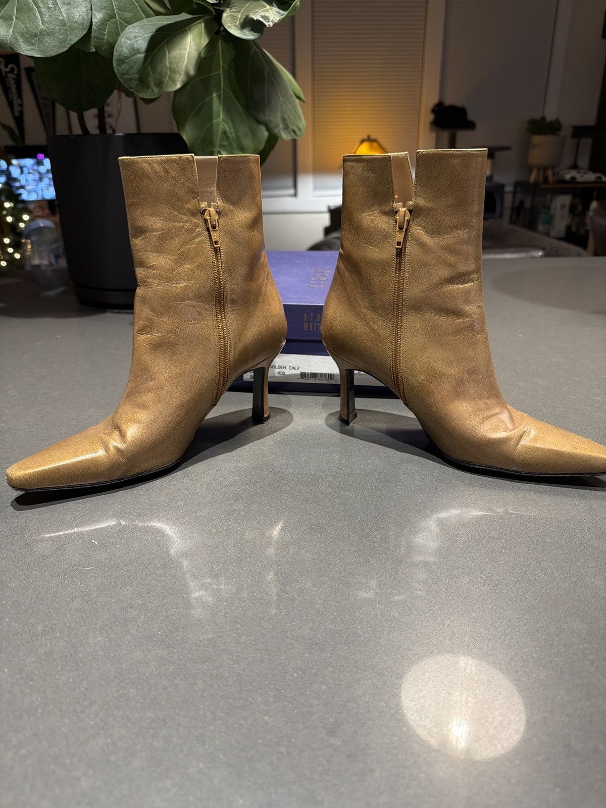 Stuart Weitzman Stuart Weitzman Lust Nectar Golden Calf Size US 7 / IT 37 - 5 Thumbnail